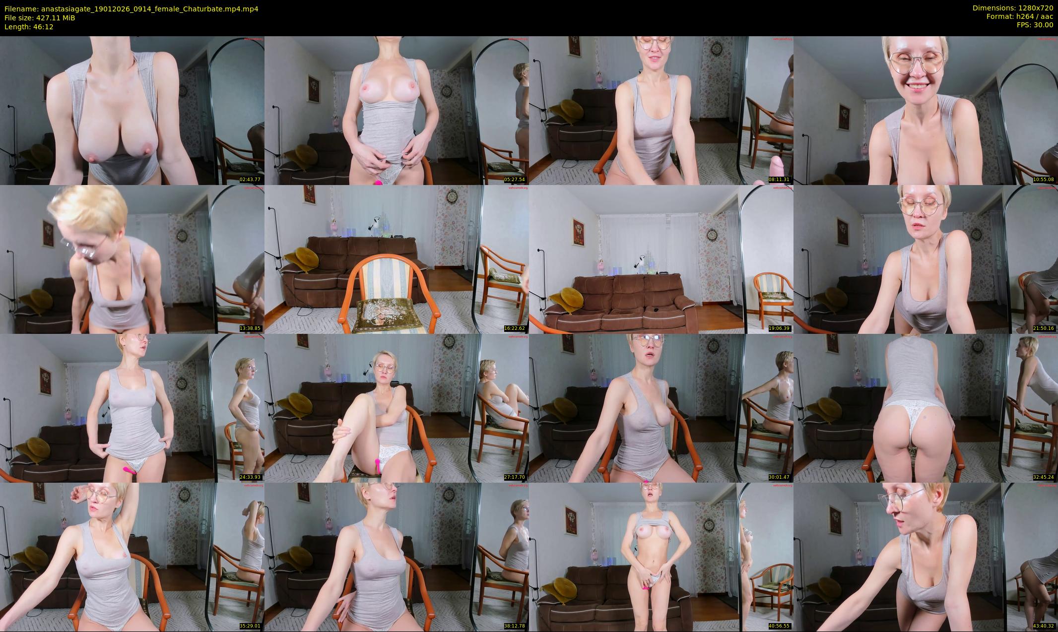anastasiagate — 47 minute Chaturbate female cam show recording, 720p, Jan 19, 2026