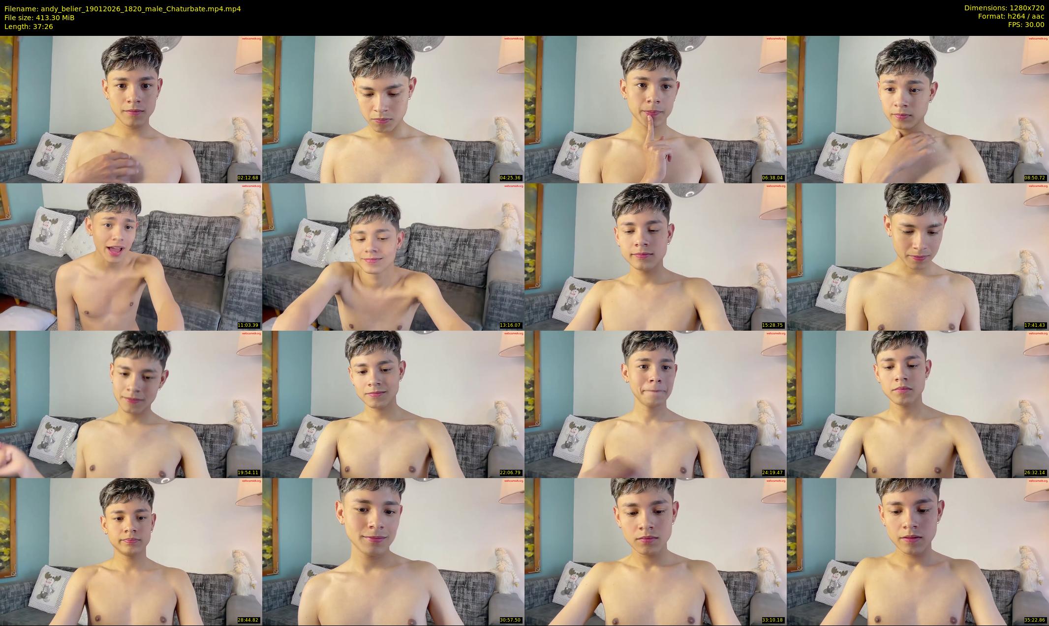 andy_belier — 38 minute Chaturbate male cam show recording, 720p, Jan 19, 2026