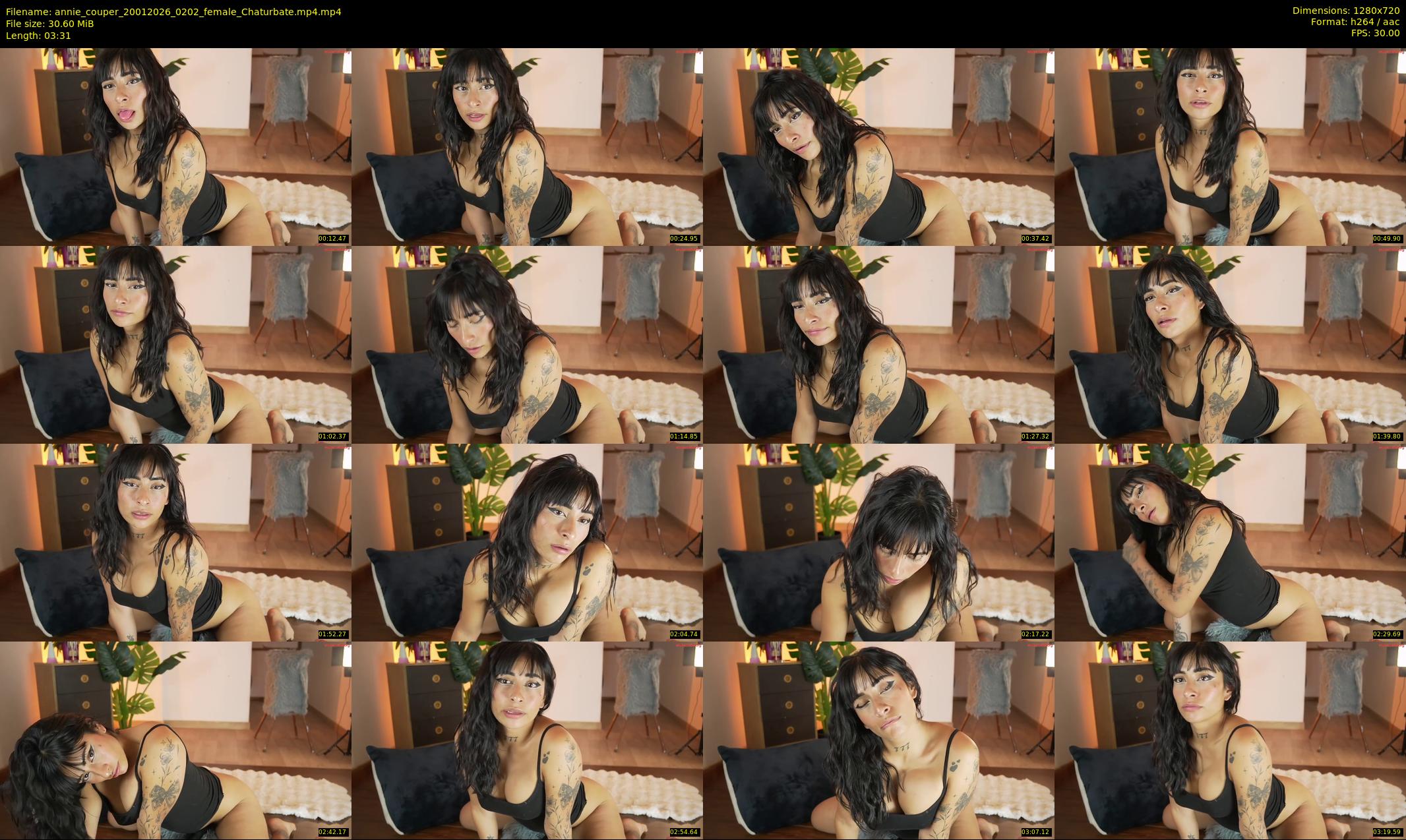 annie_couper — 4 minute Chaturbate female cam show recording, 720p, Jan 20, 2026