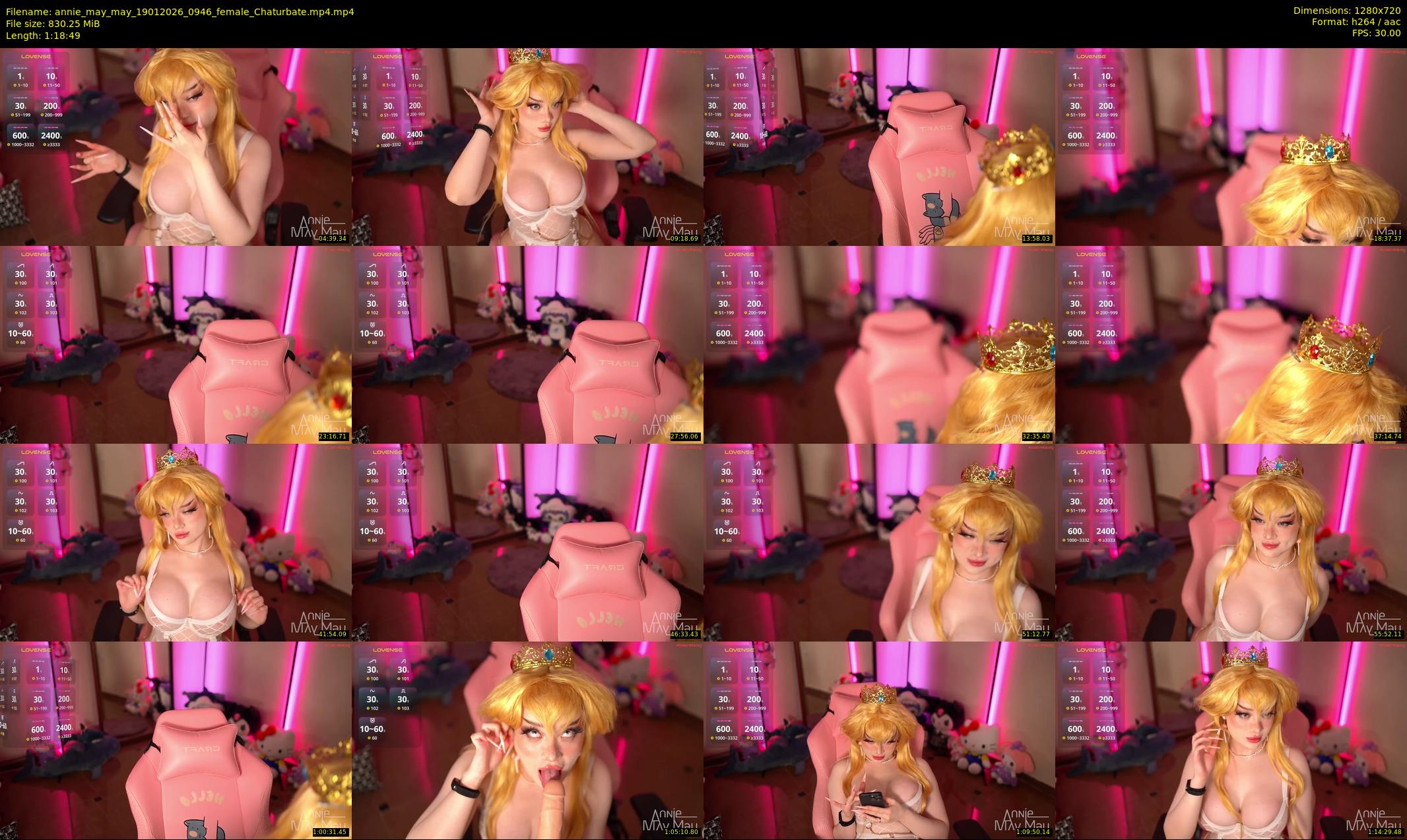 annie_may_may — 79 minute Chaturbate female cam show recording, 720p, Jan 19, 2026