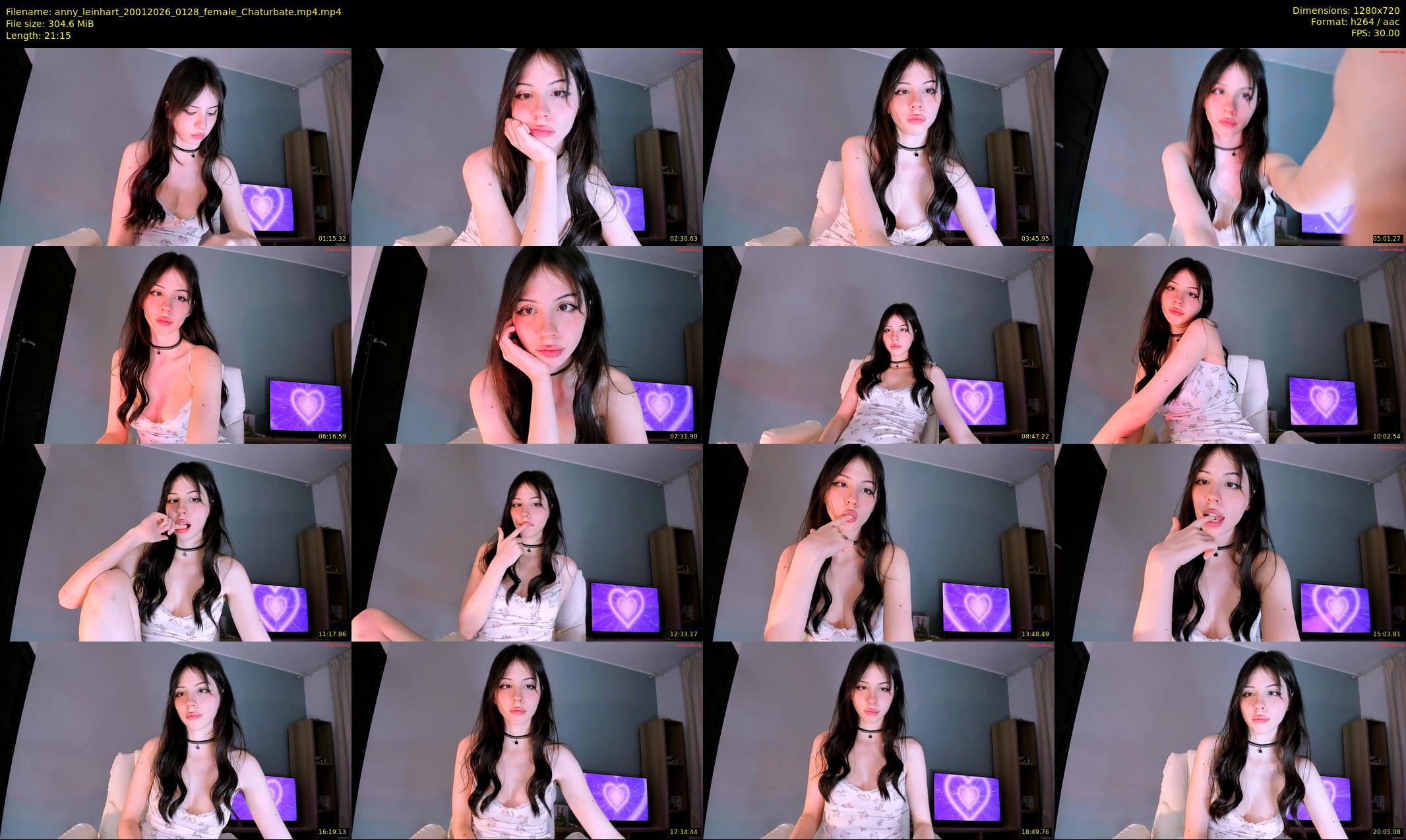 anny_leinhart — 22 minute Chaturbate female cam show recording, 720p, Jan 20, 2026
