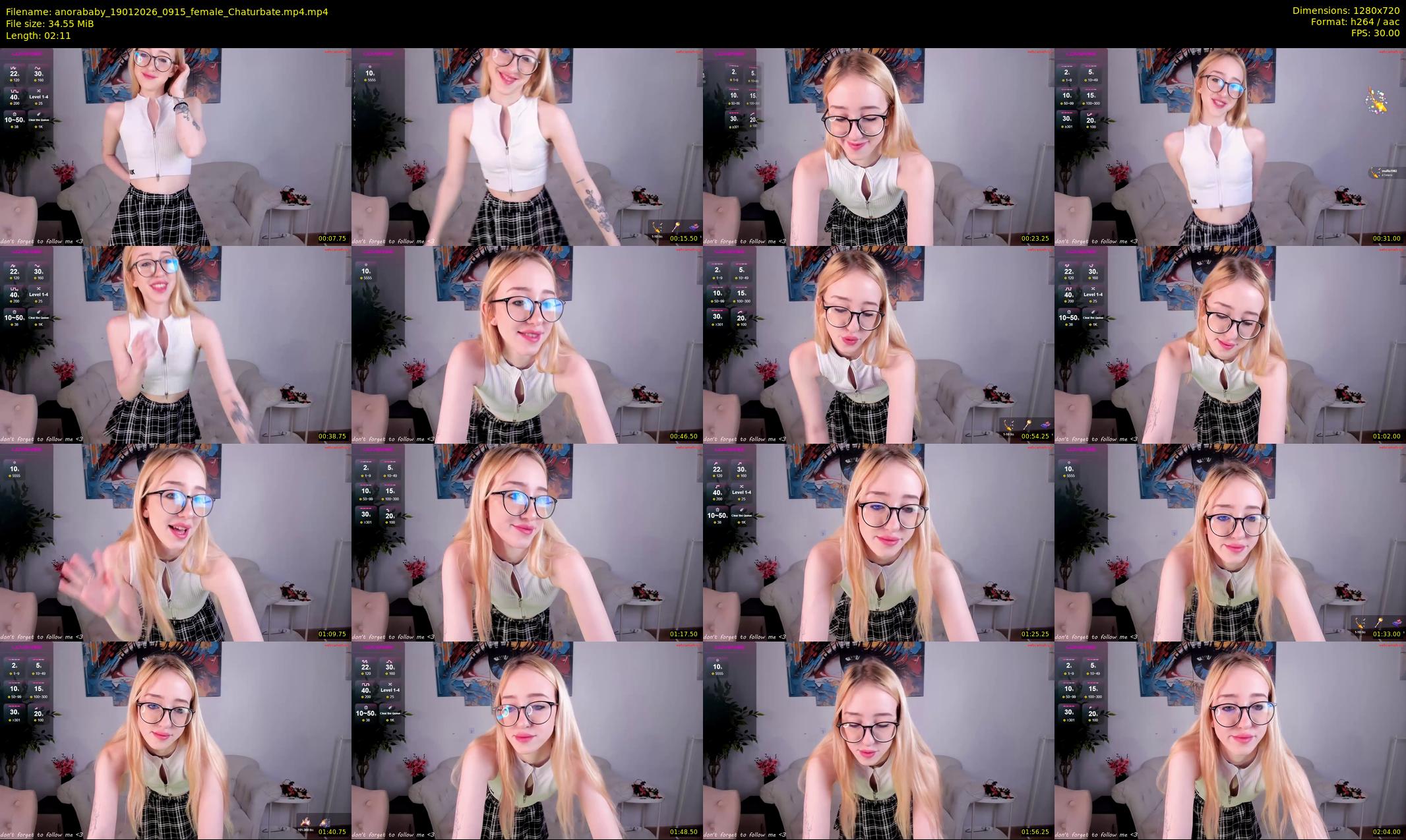 anorababy — 3 minute Chaturbate female cam show recording, 720p, Jan 19, 2026