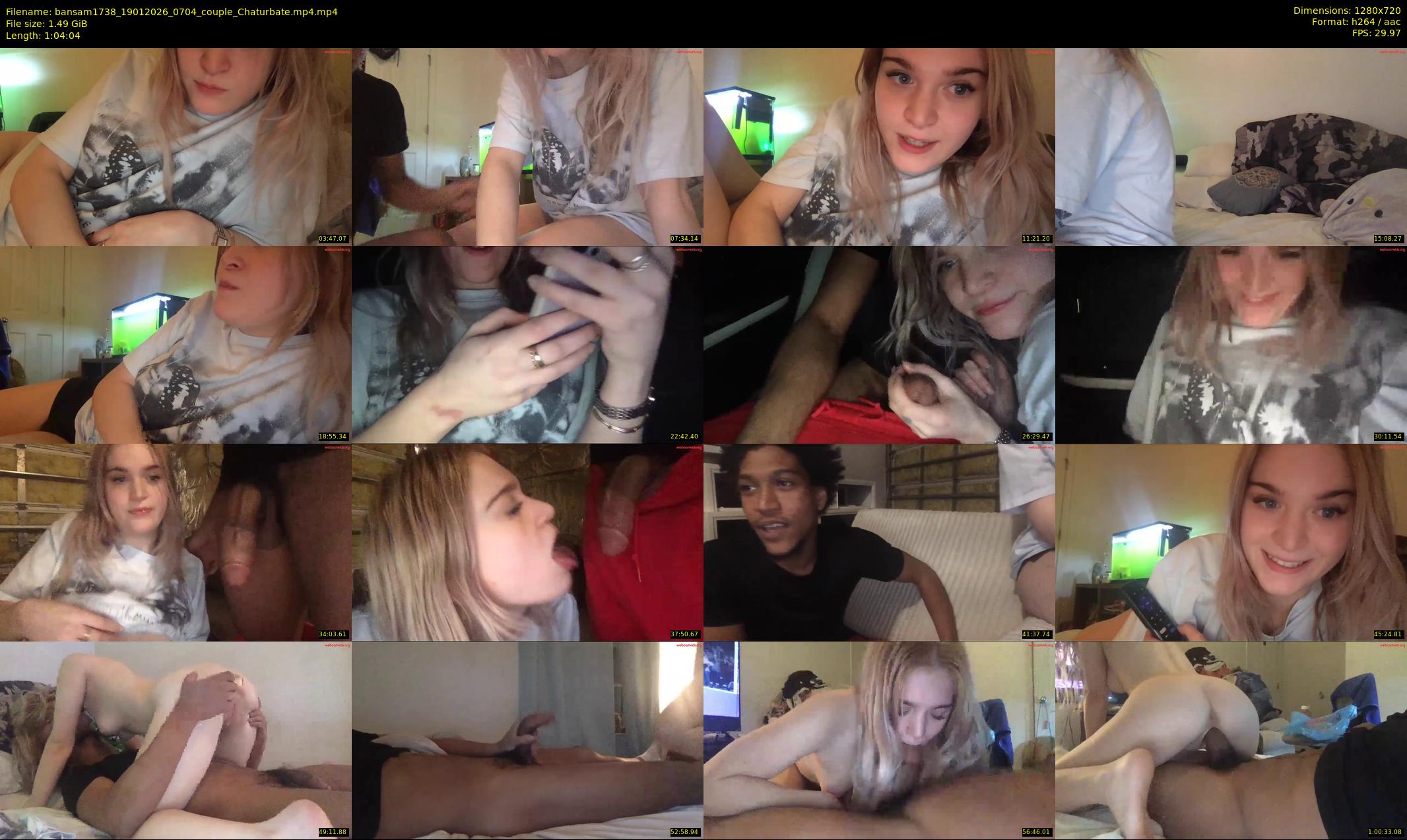 bansam1738 — 65 minute Chaturbate female cam show recording, 720p, Jan 19, 2026