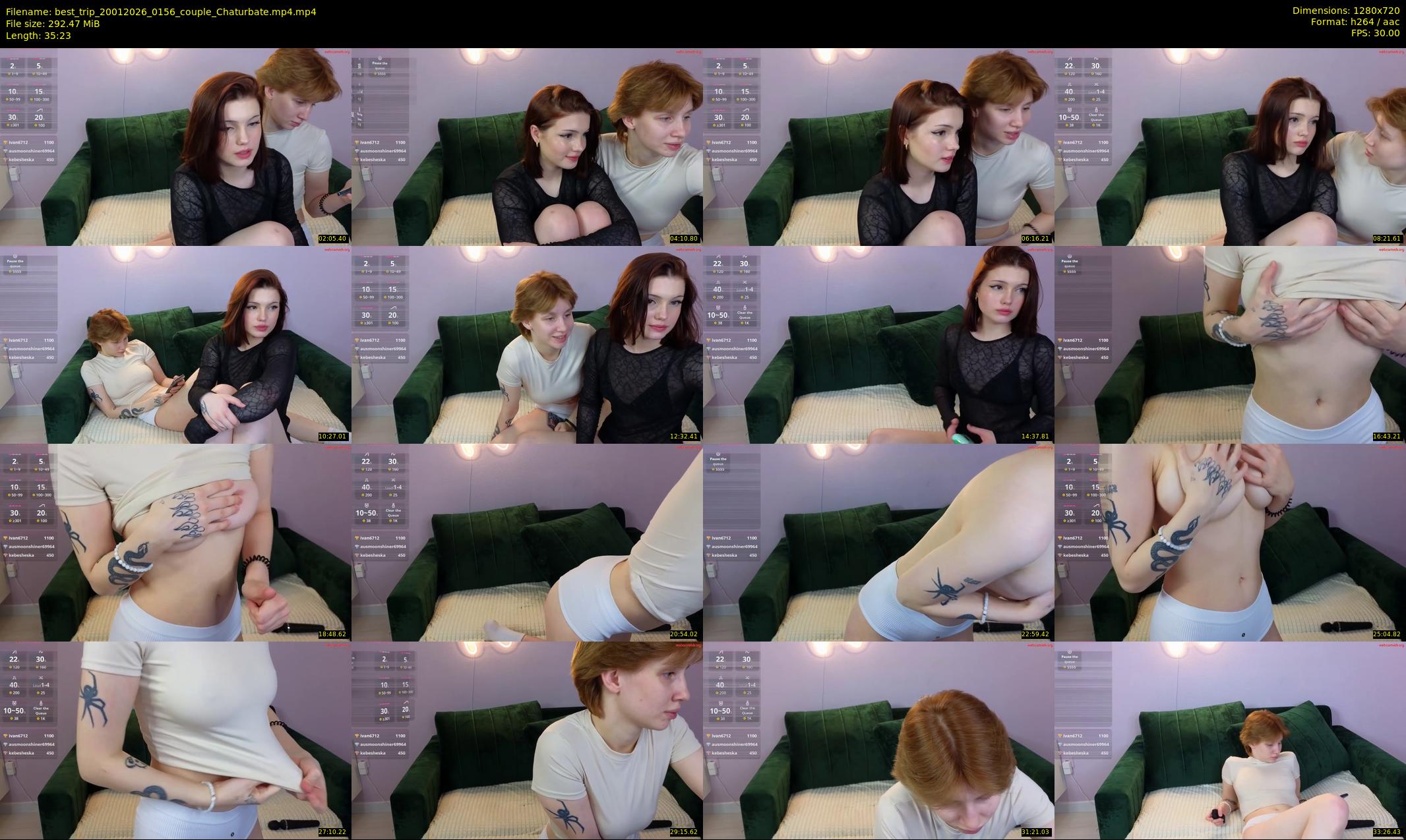 best_trip — 36 minute Chaturbate couple cam show recording, 720p, Jan 20, 2026