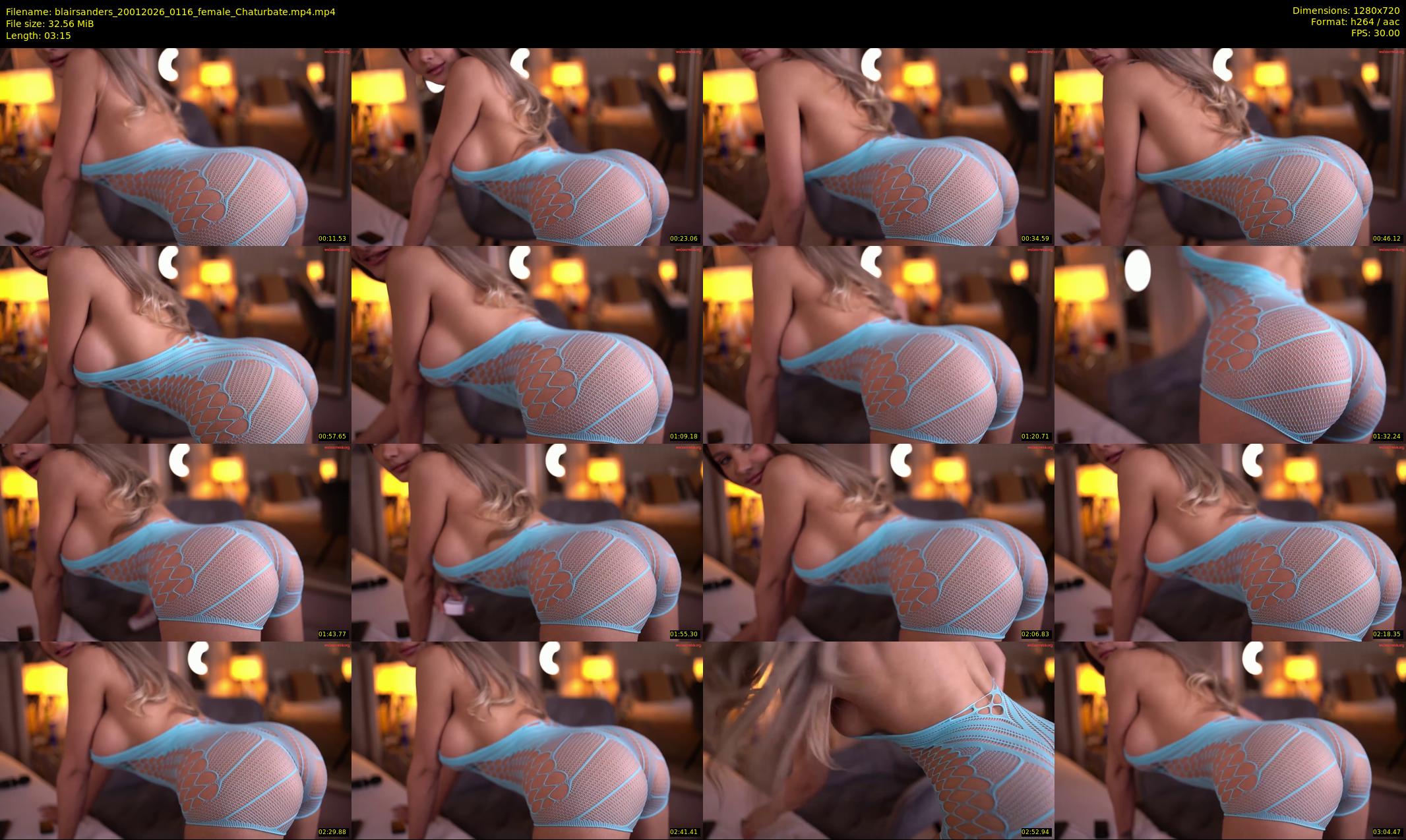 blairsanders — 4 minute Chaturbate female cam show recording, 720p, Jan 20, 2026