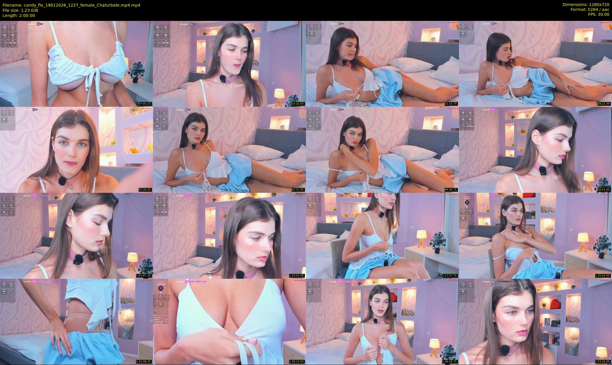 candy_flo — 120 minute Chaturbate female cam show recording, 720p, Jan 19, 2026