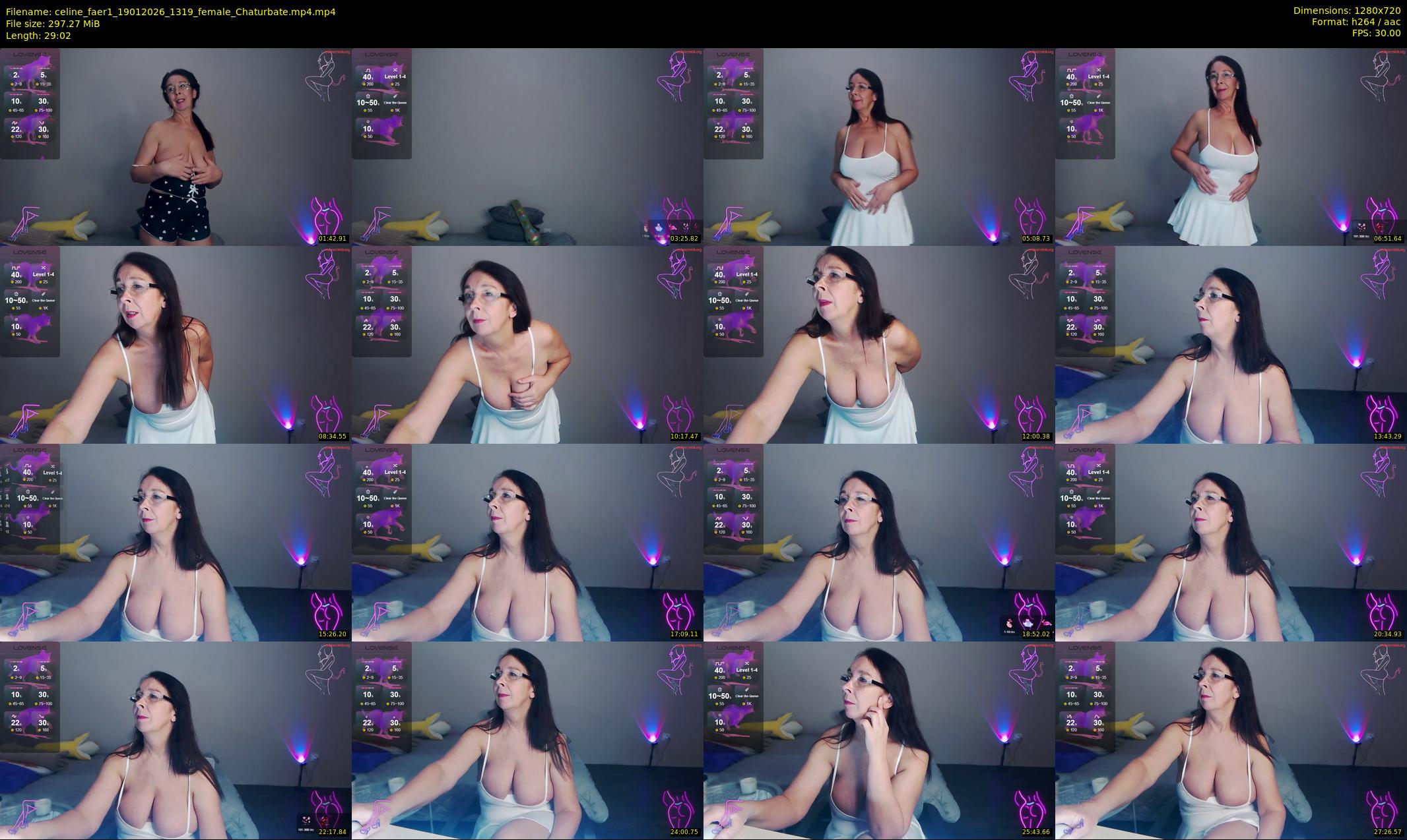 celine_faer1 — 30 minute Chaturbate female cam show recording, 720p, Jan 19, 2026