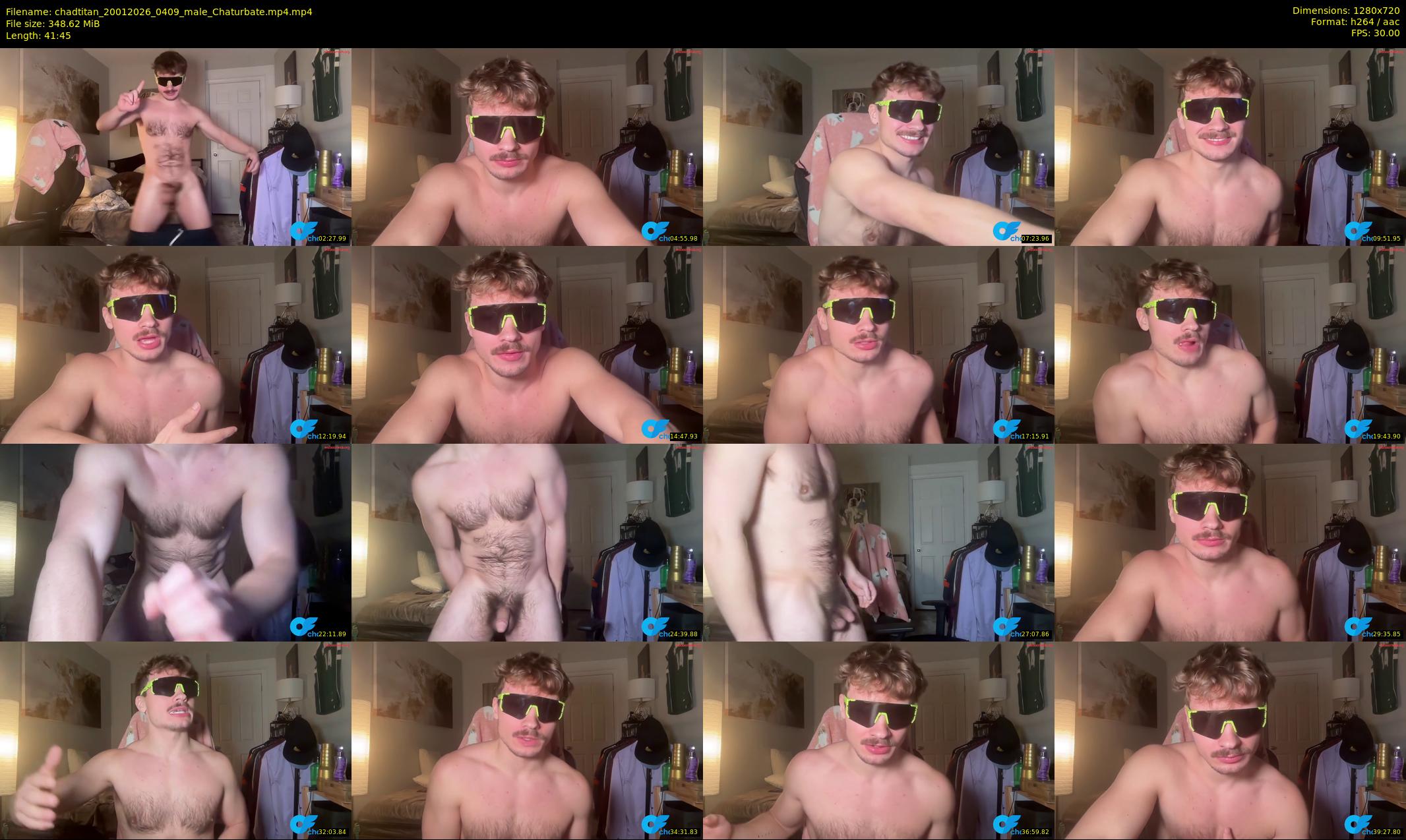 chadtitan — 42 minute Chaturbate male cam show recording, 720p, Jan 20, 2026
