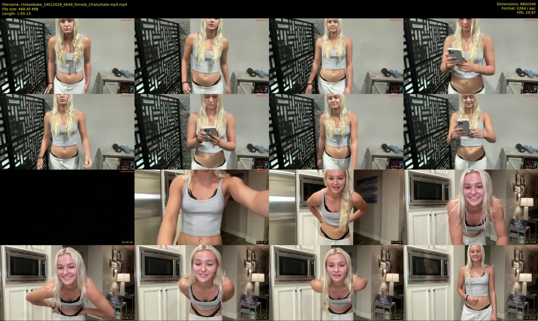 chloexbabe — 66 minute Chaturbate female cam show recording, 480p, Jan 19, 2026