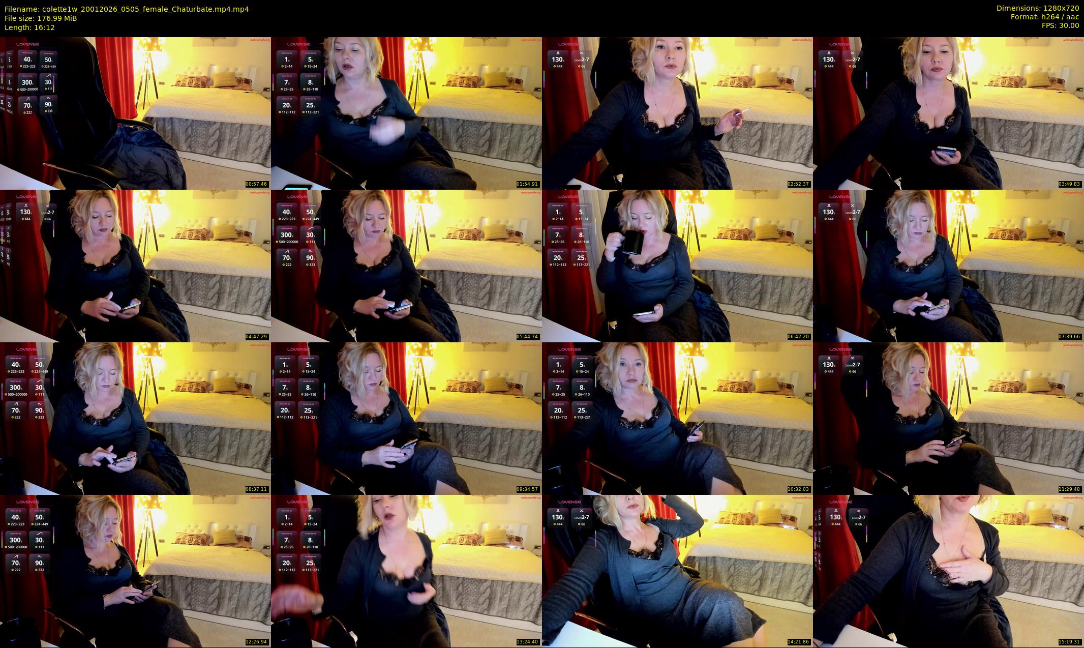 colette1w — 17 minute Chaturbate female cam show recording, 720p, Jan 20, 2026