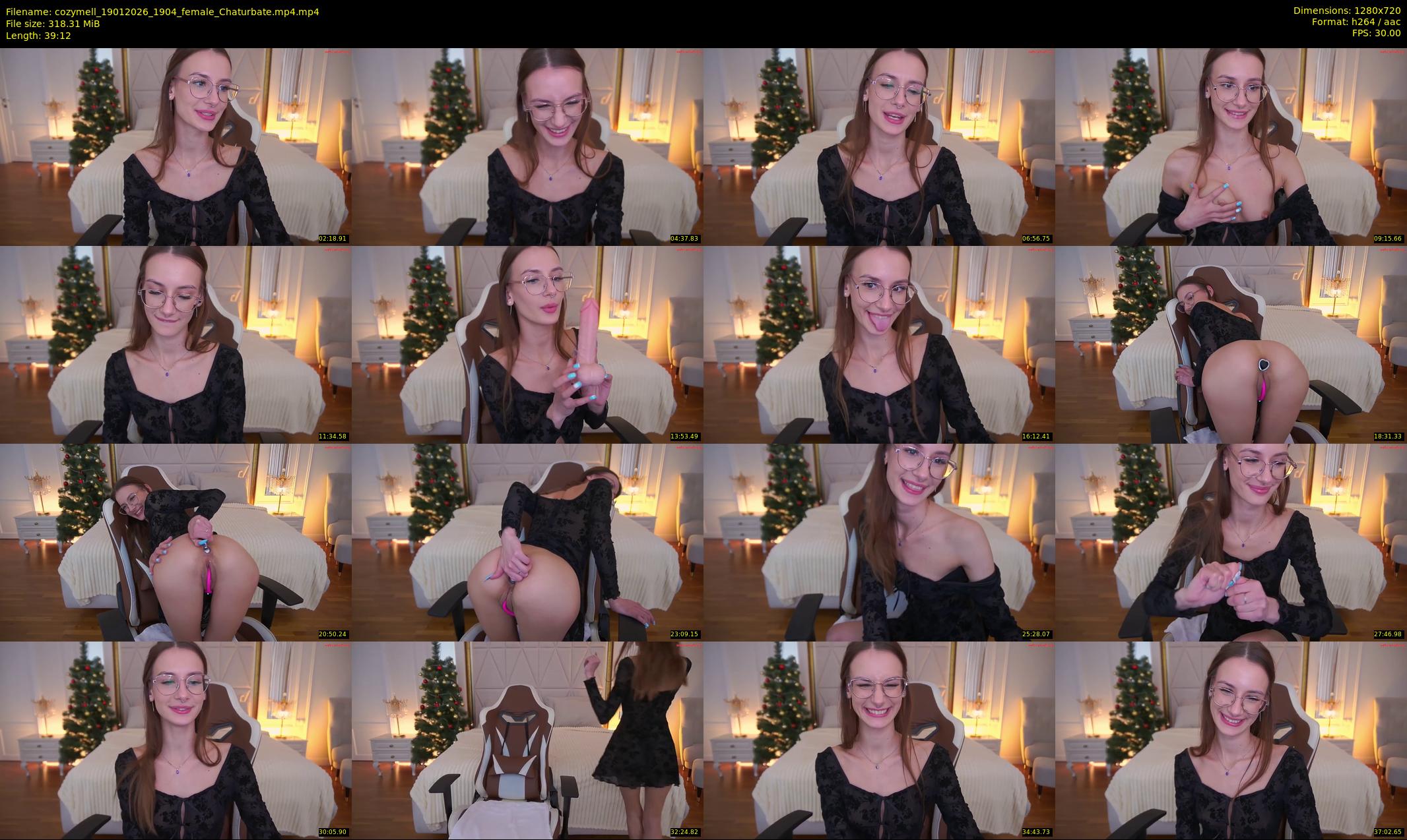 cozymell — 40 minute Chaturbate female cam show recording, 720p, Jan 19, 2026