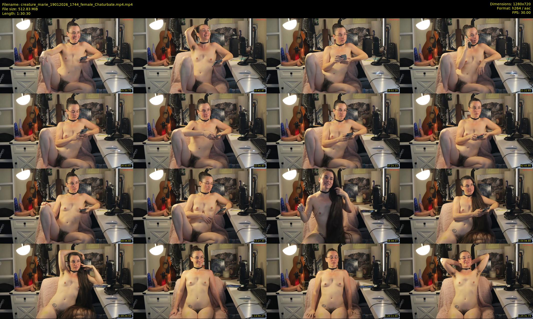 creature_marie — 91 minute Chaturbate female cam show recording, 720p, Jan 19, 2026