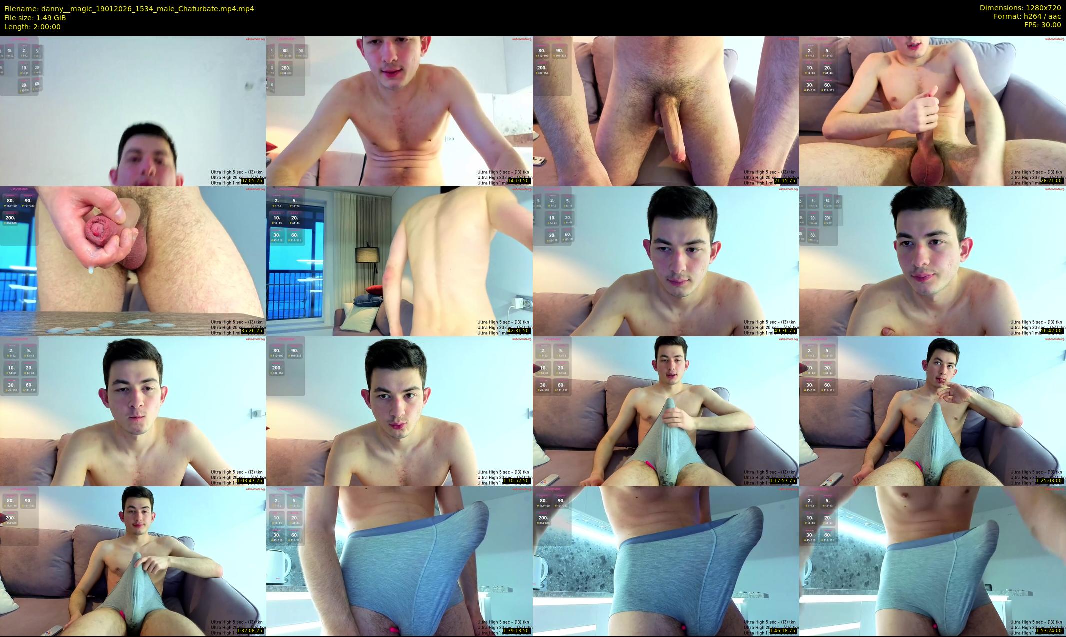 danny__magic — 120 minute Chaturbate male cam show recording, 720p, Jan 19, 2026