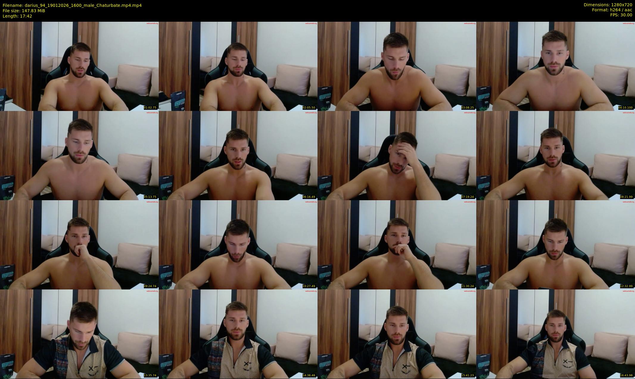 darius_94 — 18 minute Chaturbate male cam show recording, 720p, Jan 19, 2026