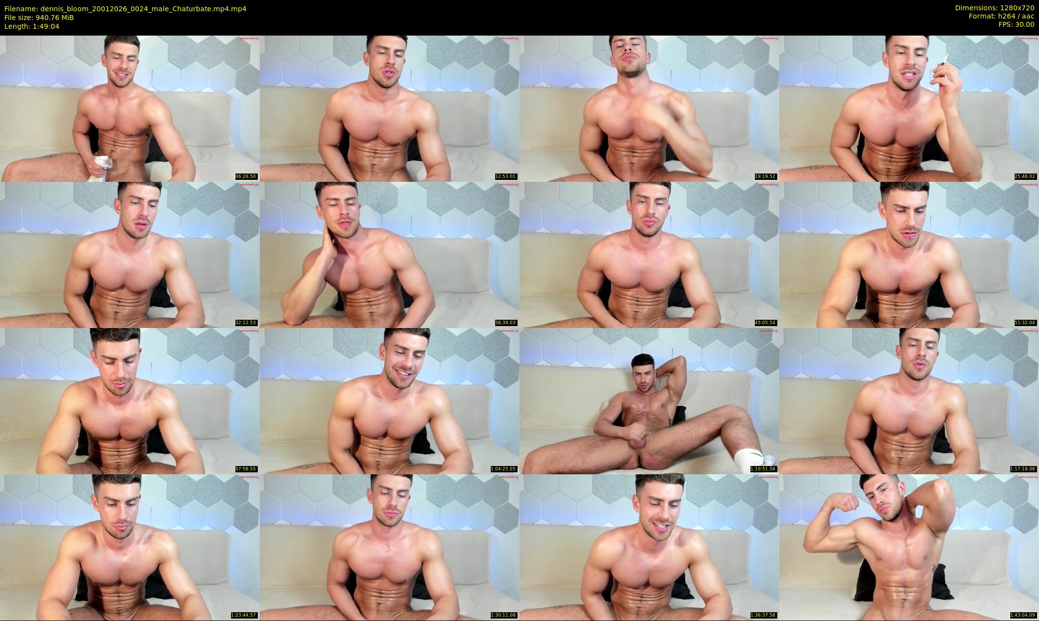 dennis_bloom — 110 minute Chaturbate male cam show recording, 720p, Jan 20, 2026