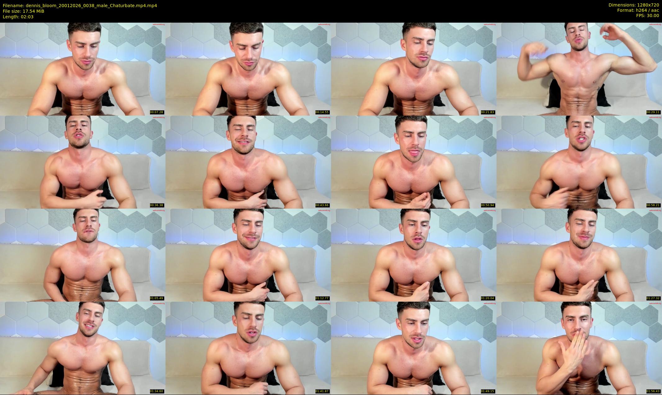 dennis_bloom — 3 minute Chaturbate male cam show recording, 720p, Jan 20, 2026
