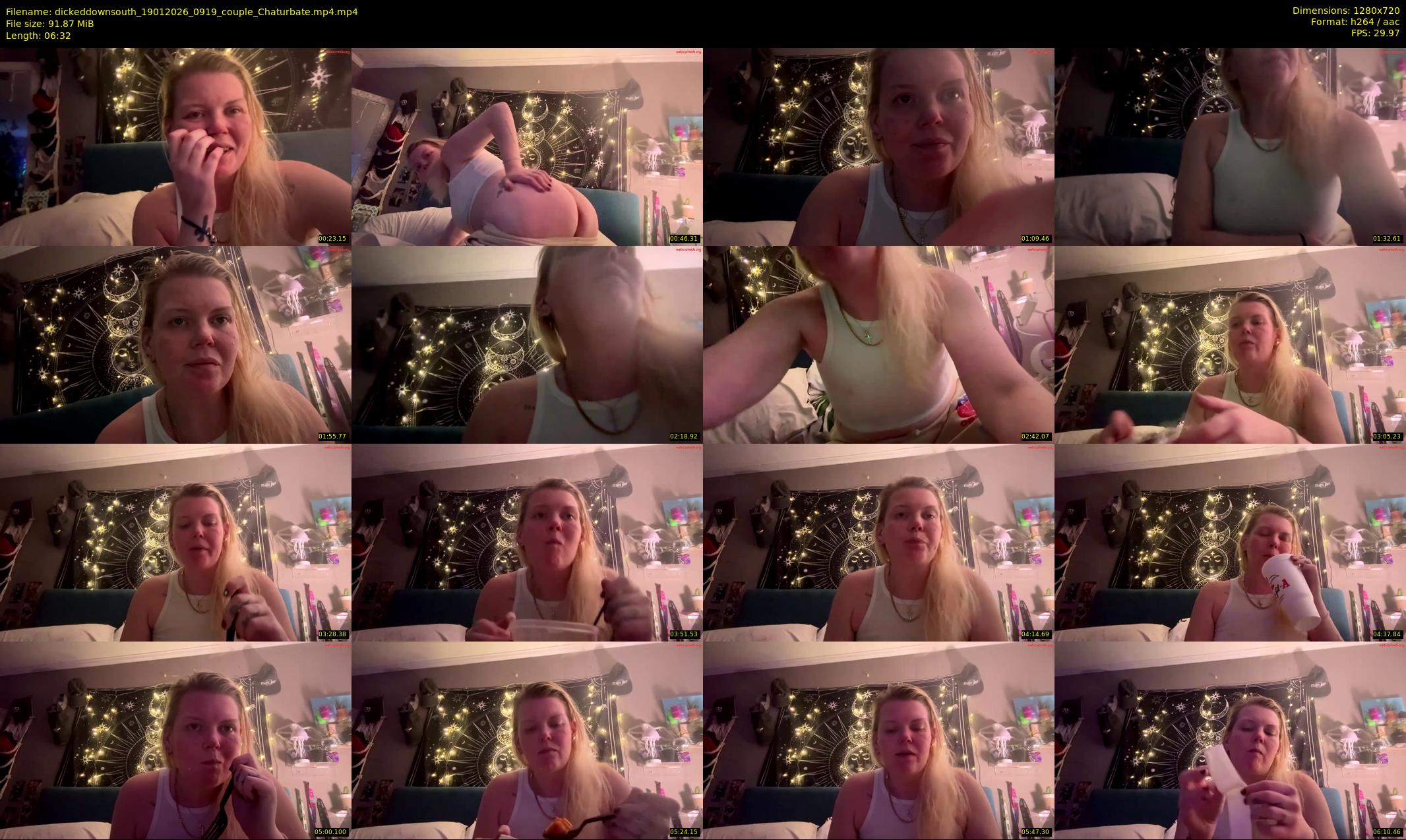 dickeddownsouth — 7 minute Chaturbate couple cam show recording, 720p, Jan 19, 2026