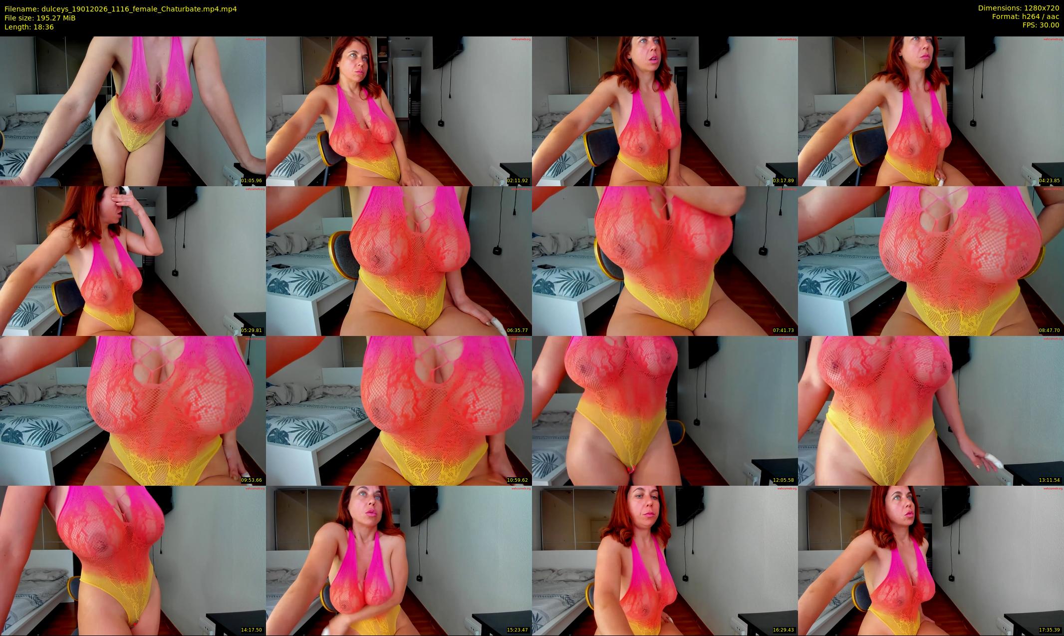 dulceys — 19 minute Chaturbate female cam show recording, 720p, Jan 19, 2026