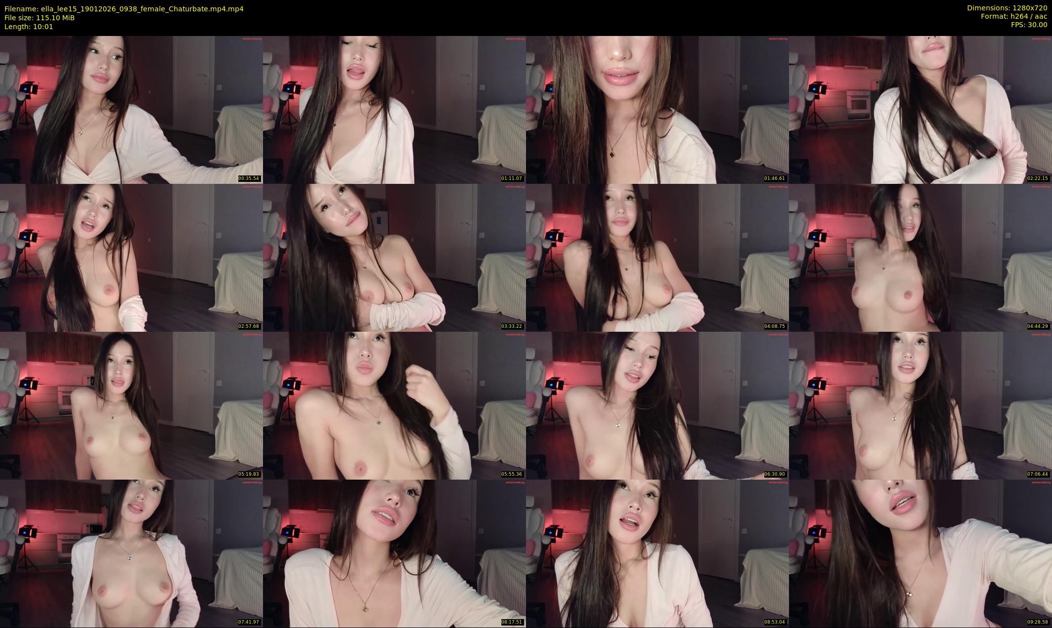 ella_lee15 — 11 minute Chaturbate female cam show recording, 720p, Jan 19, 2026