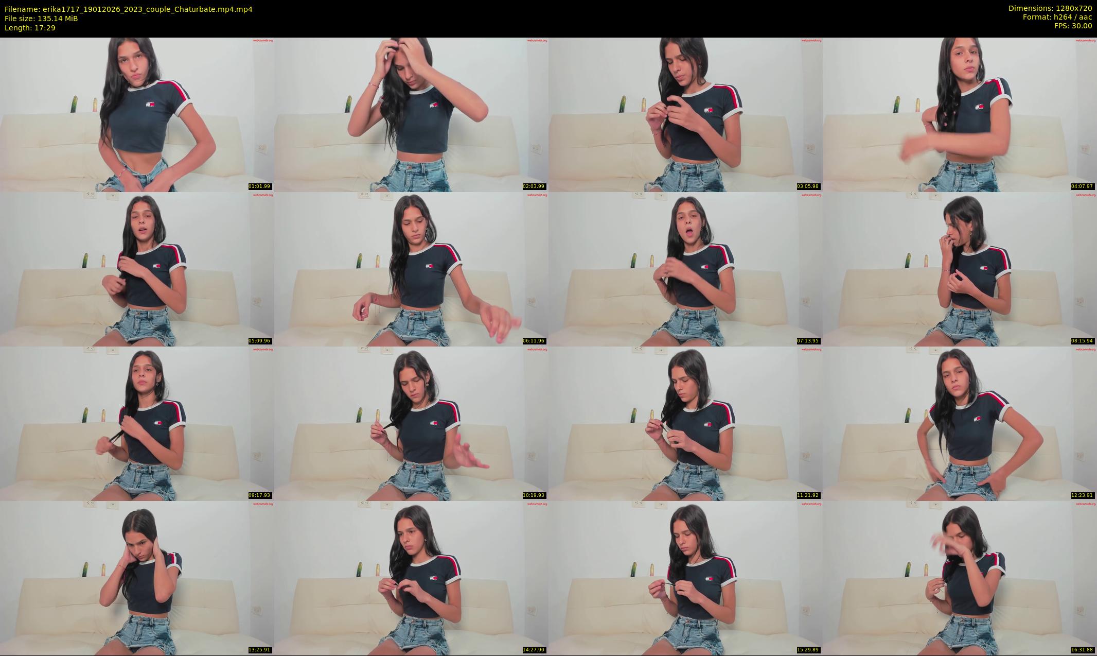 erika1717 — 18 minute Chaturbate couple cam show recording, 720p, Jan 19, 2026
