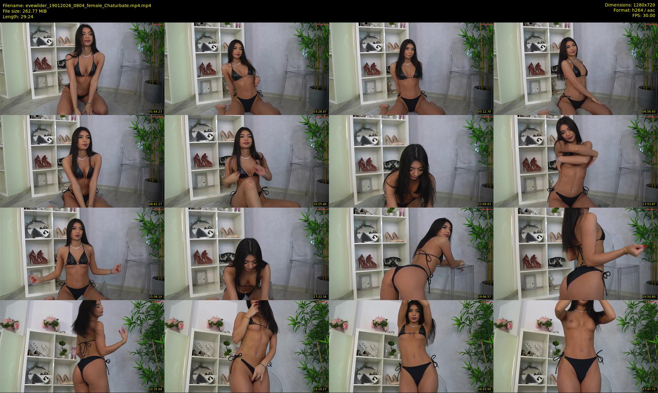 evewilder — 30 minute Chaturbate female cam show recording, 720p, Jan 19, 2026