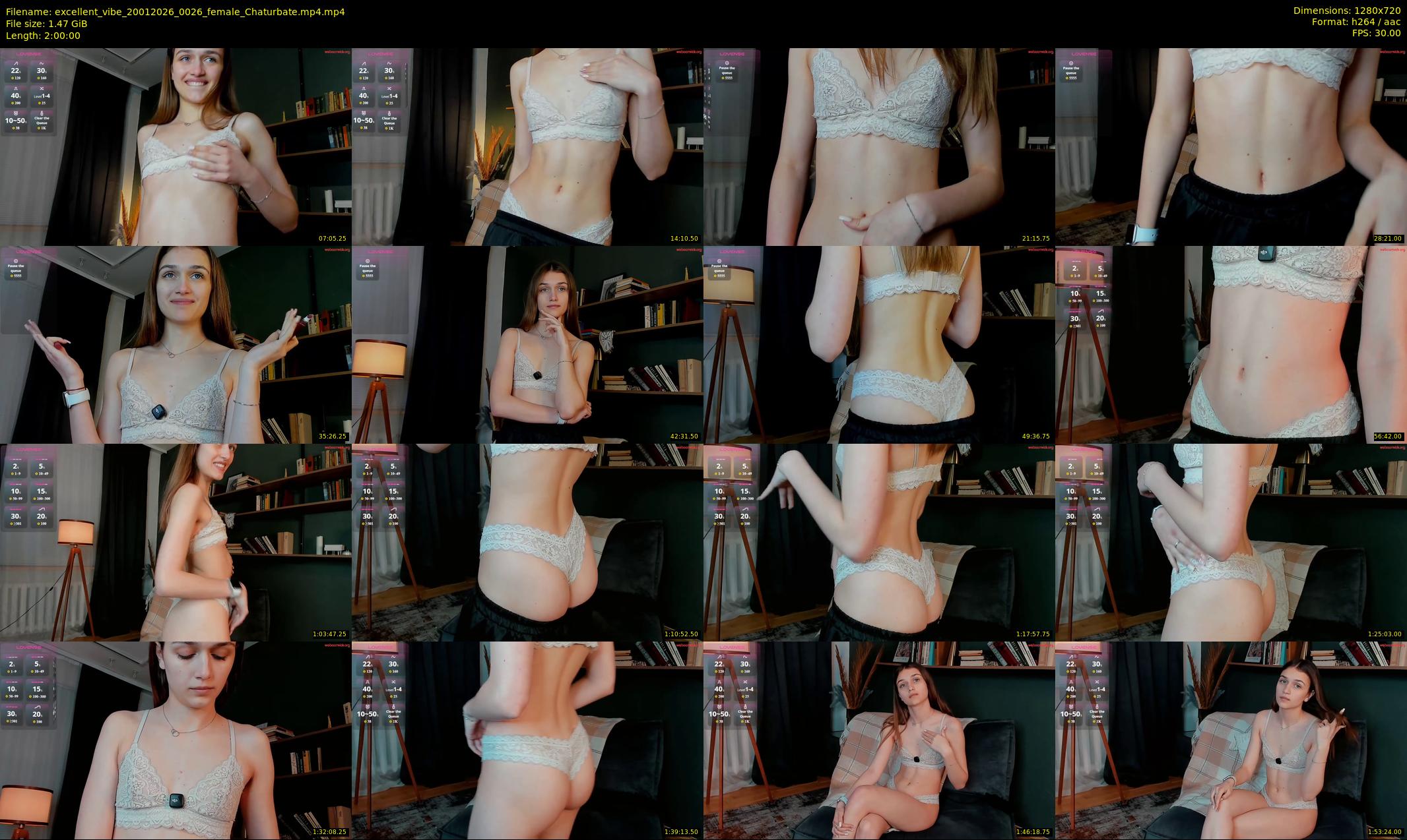 excellent_vibe — 120 minute Chaturbate female cam show recording, 720p, Jan 20, 2026