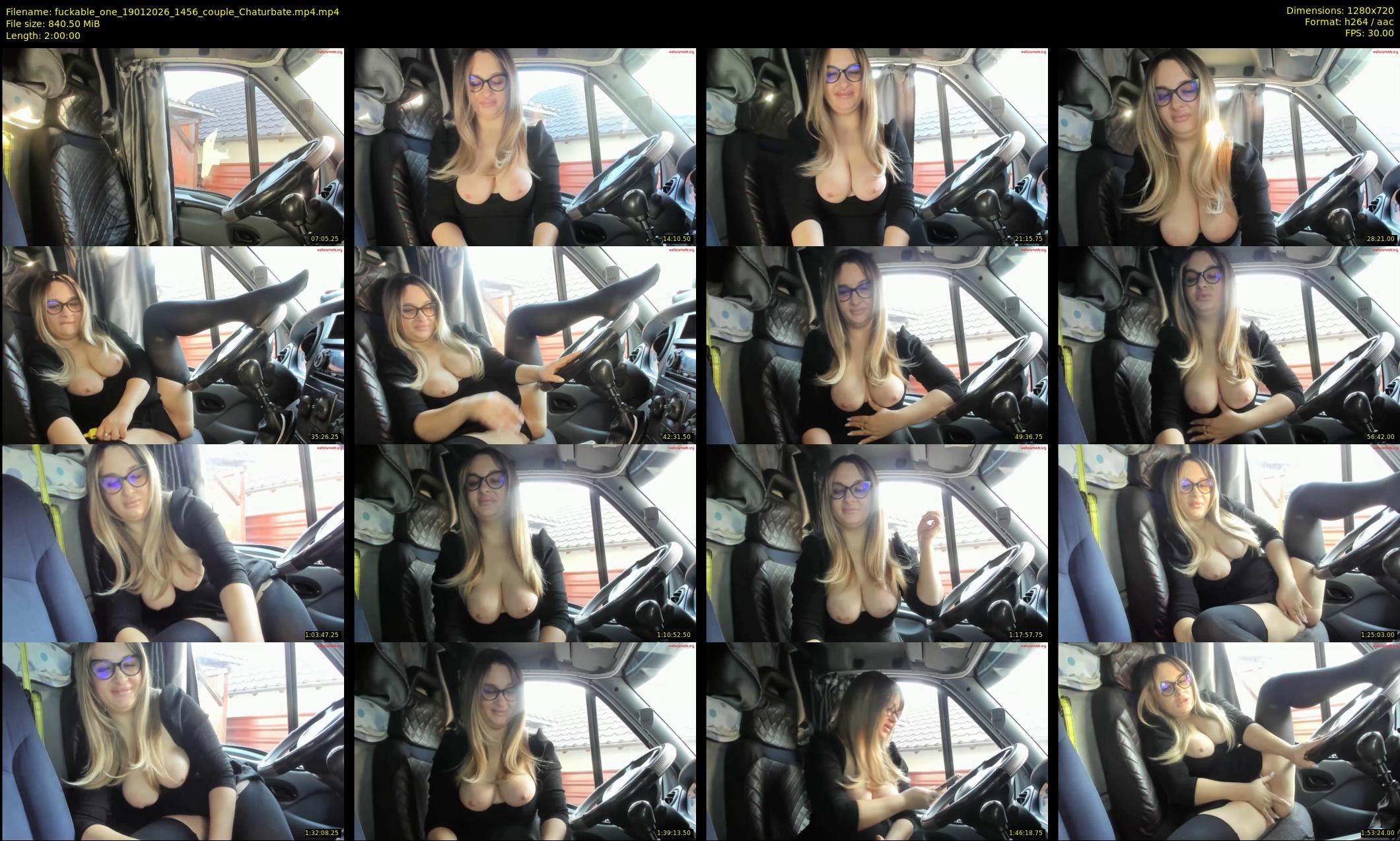 fuckable_one — 120 minute Chaturbate couple cam show recording, 720p, Jan 19, 2026