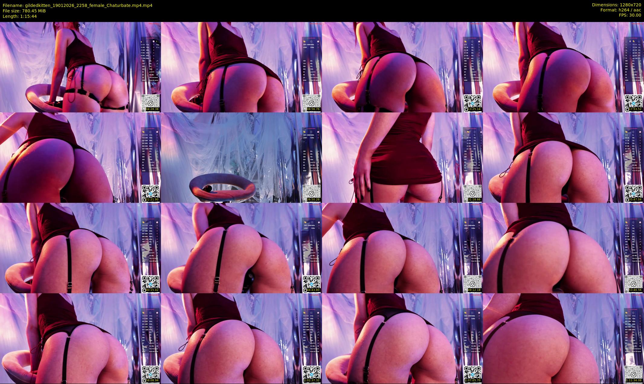 gildedkitten — 76 minute Chaturbate female cam show recording, 720p, Jan 19, 2026