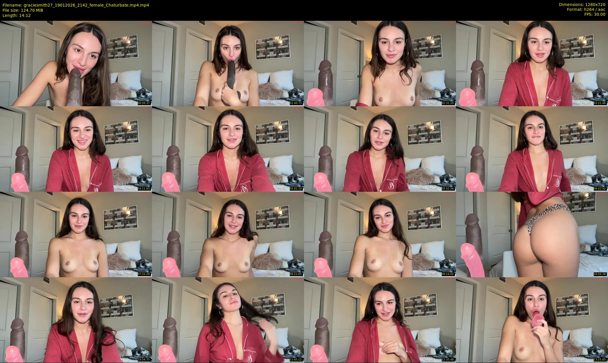 graciesmith27 — 15 minute Chaturbate female cam show recording, 720p, Jan 19, 2026