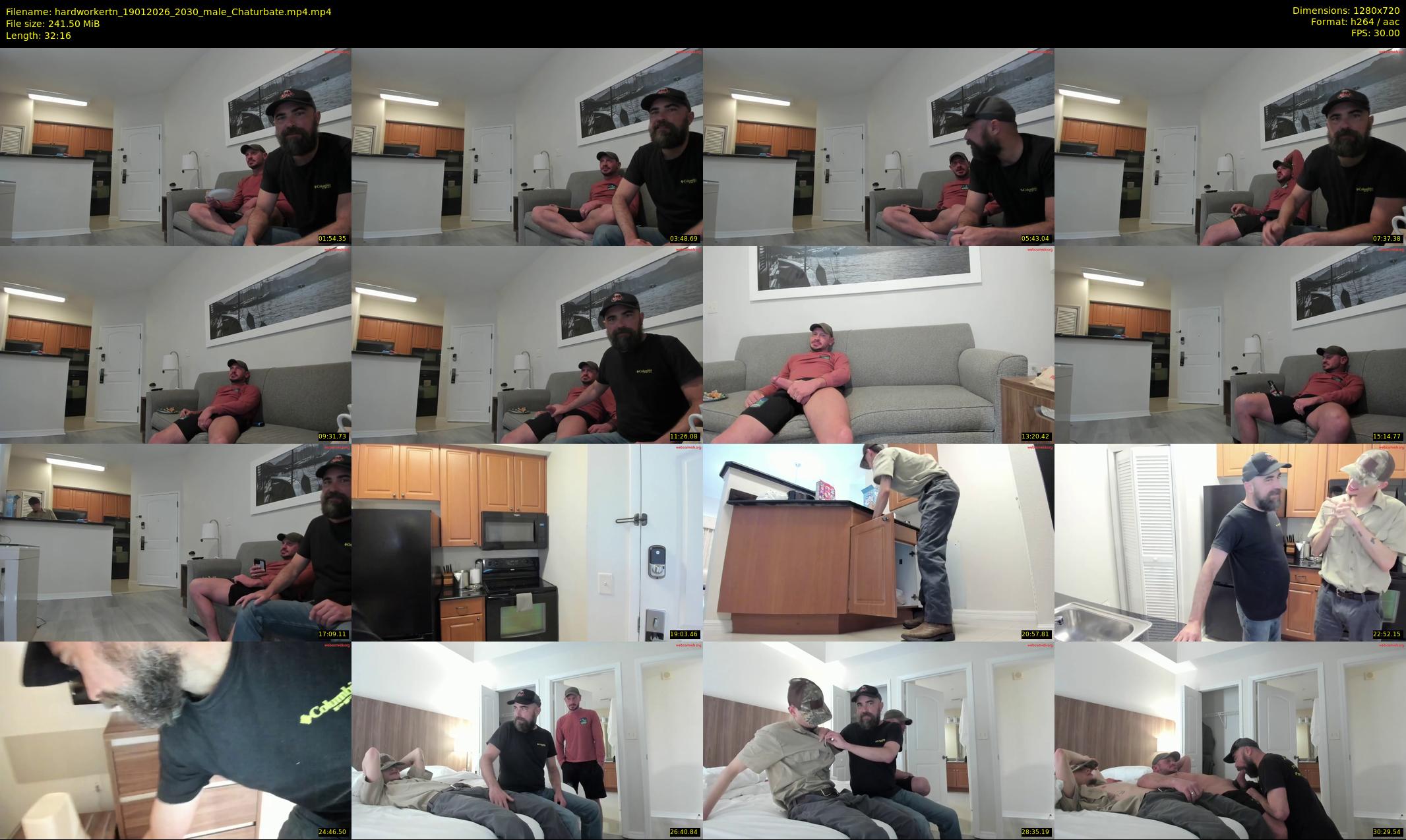 hardworkertn — 33 minute Chaturbate male cam show recording, 720p, Jan 19, 2026