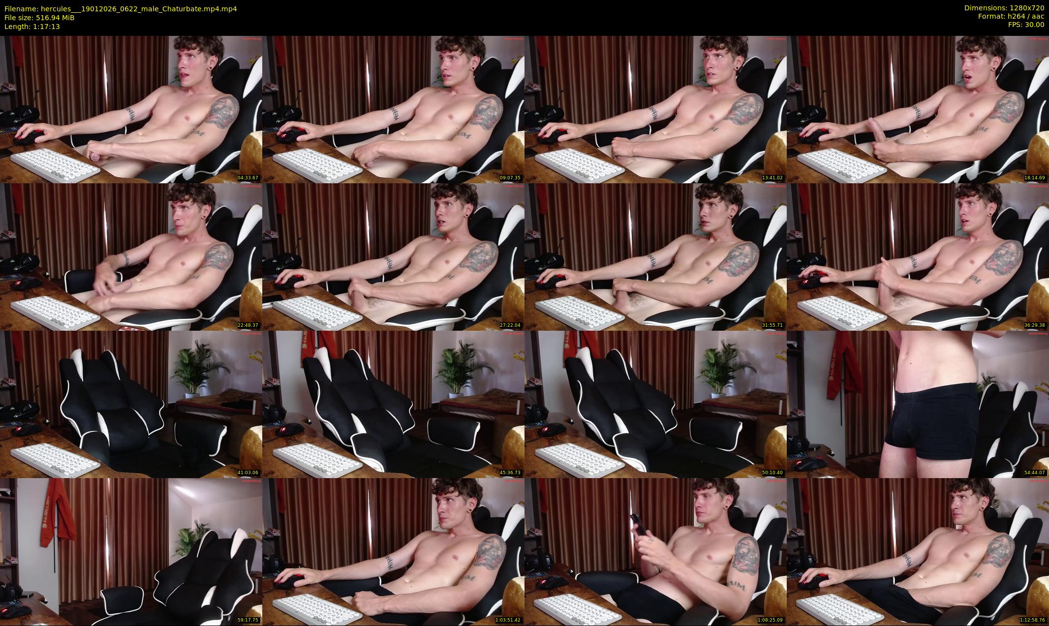 hercules__ — 78 minute Chaturbate male cam show recording, 720p, Jan 19, 2026