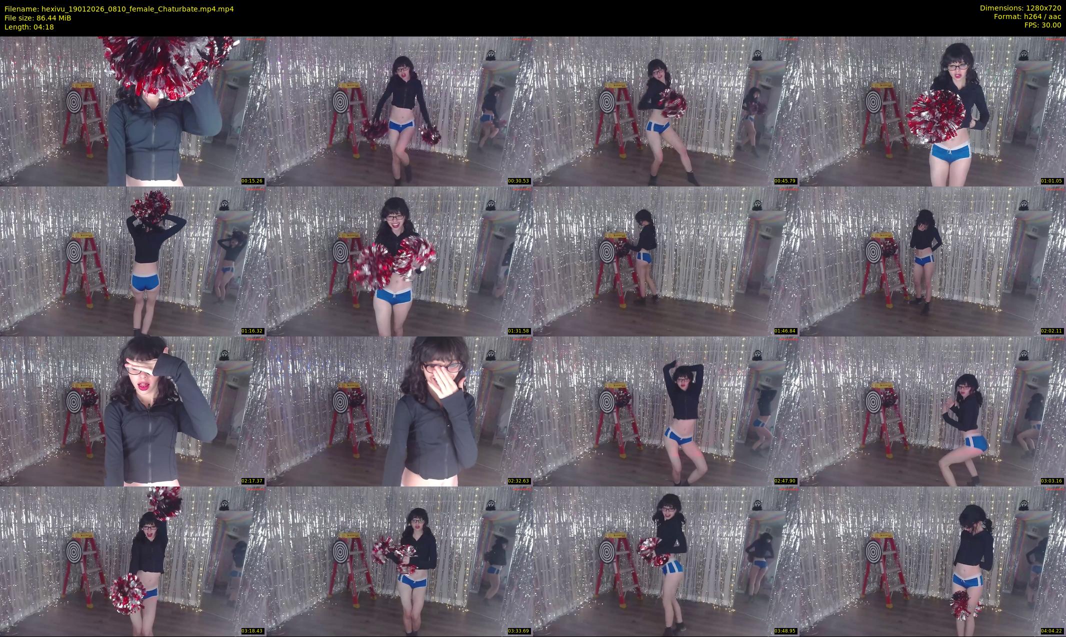 hexivu — 5 minute Chaturbate female cam show recording, 720p, Jan 19, 2026