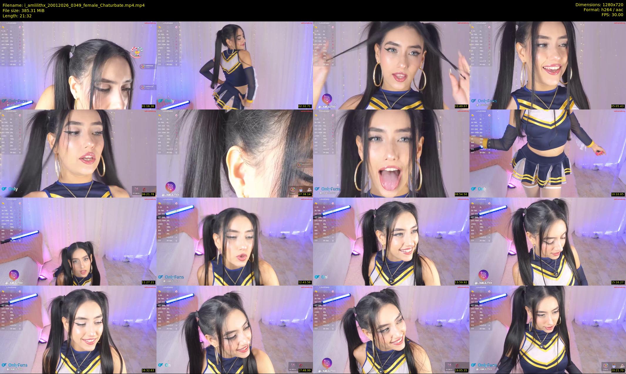 i_amlilithx — 22 minute Chaturbate female cam show recording, 720p, Jan 20, 2026