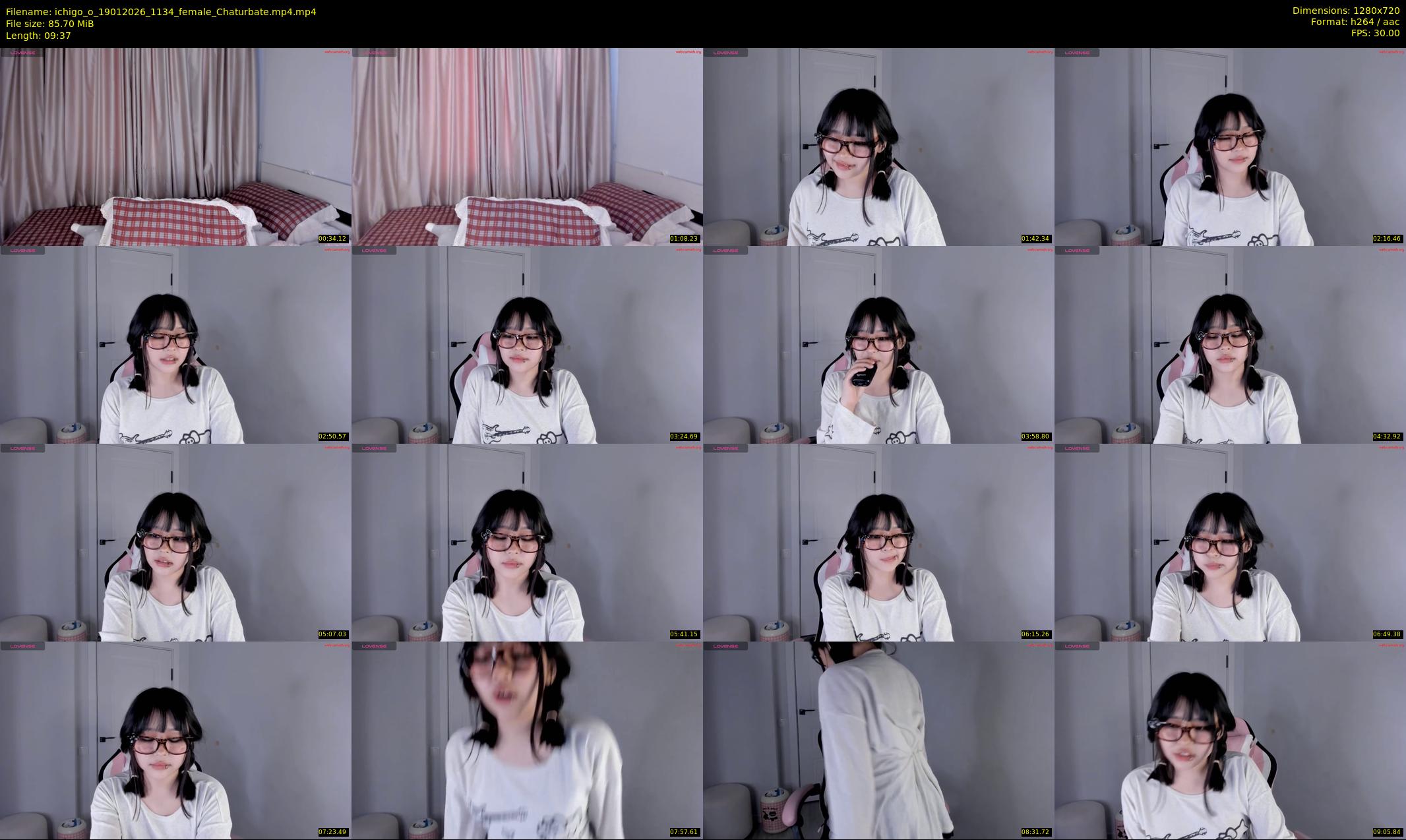ichigo_o — 10 minute Chaturbate female cam show recording, 720p, Jan 19, 2026