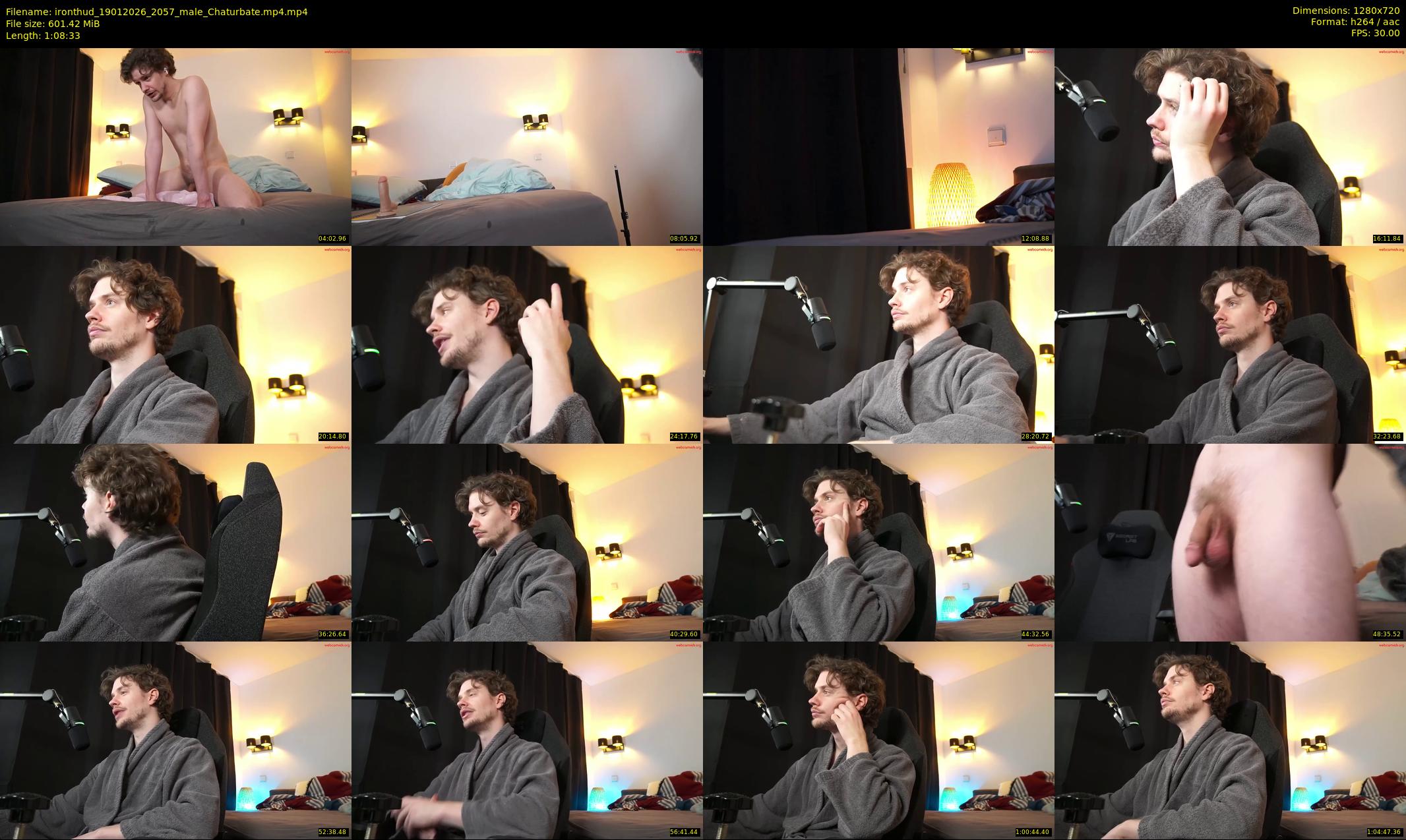 ironthud — 69 minute Chaturbate male cam show recording, 720p, Jan 19, 2026