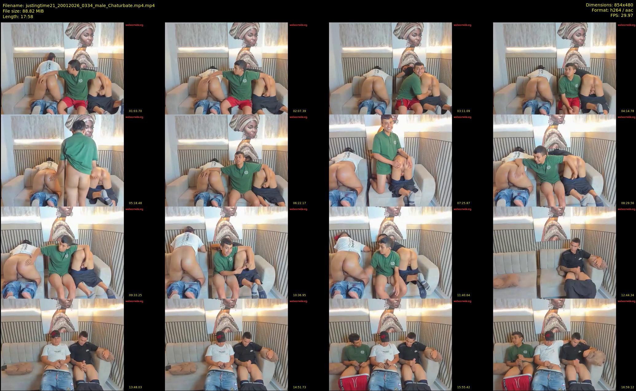 justingtime21 — 18 minute Chaturbate male cam show recording, 480p, Jan 20, 2026