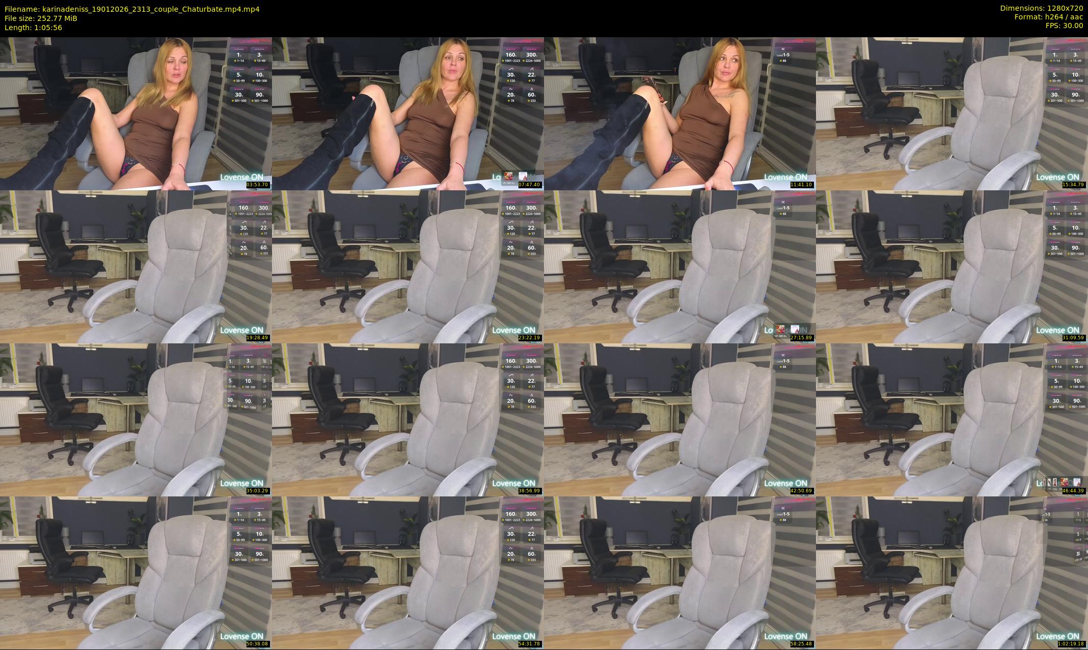 karinadeniss — 66 minute Chaturbate couple cam show recording, 720p, Jan 19, 2026