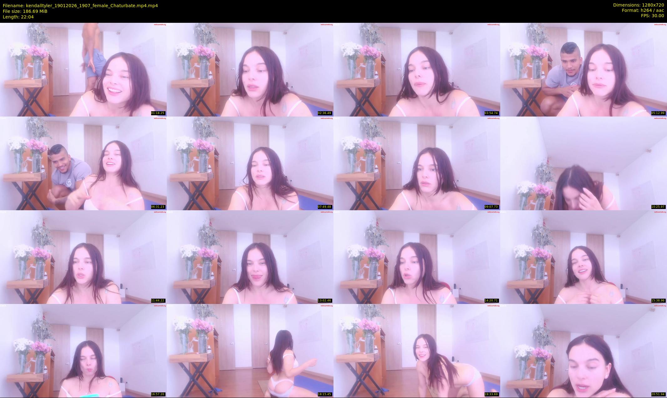 kendalltyler — 23 minute Chaturbate female cam show recording, 720p, Jan 19, 2026