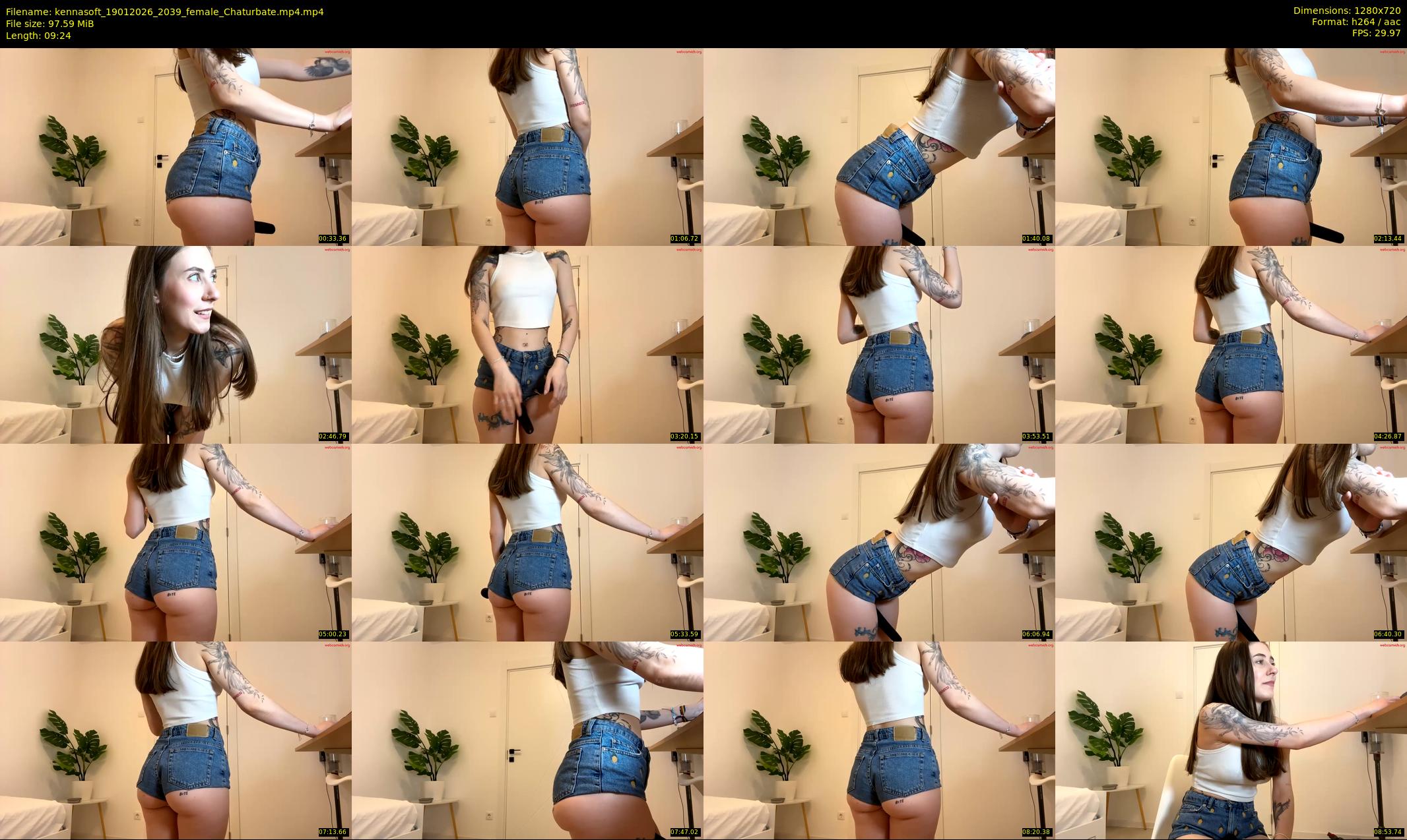 kennasoft — 10 minute Chaturbate female cam show recording, 720p, Jan 19, 2026