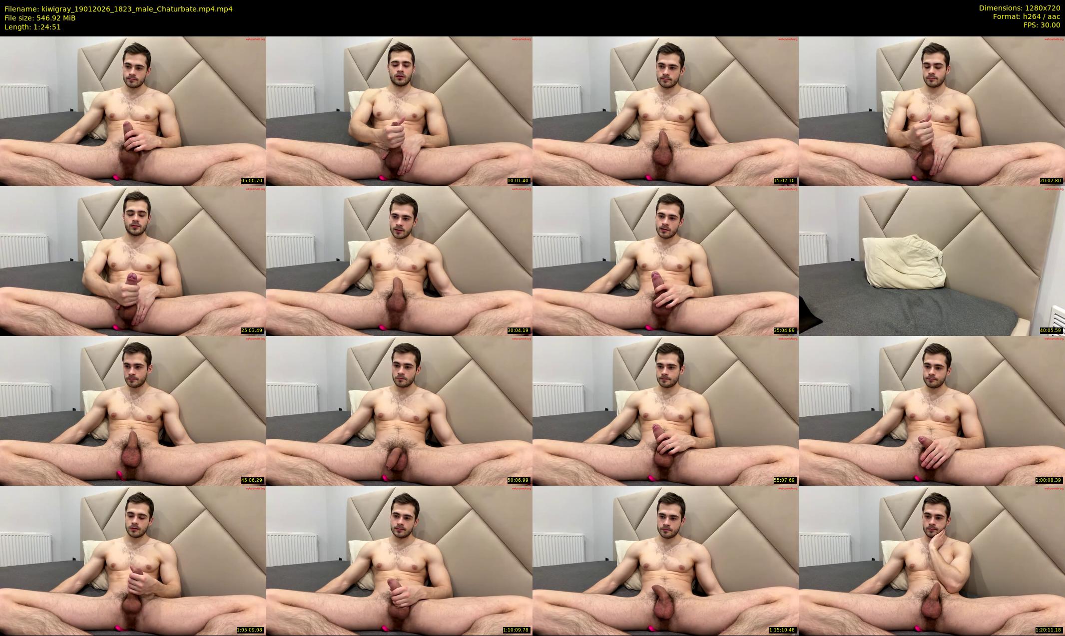 kiwigray — 85 minute Chaturbate male cam show recording, 720p, Jan 19, 2026