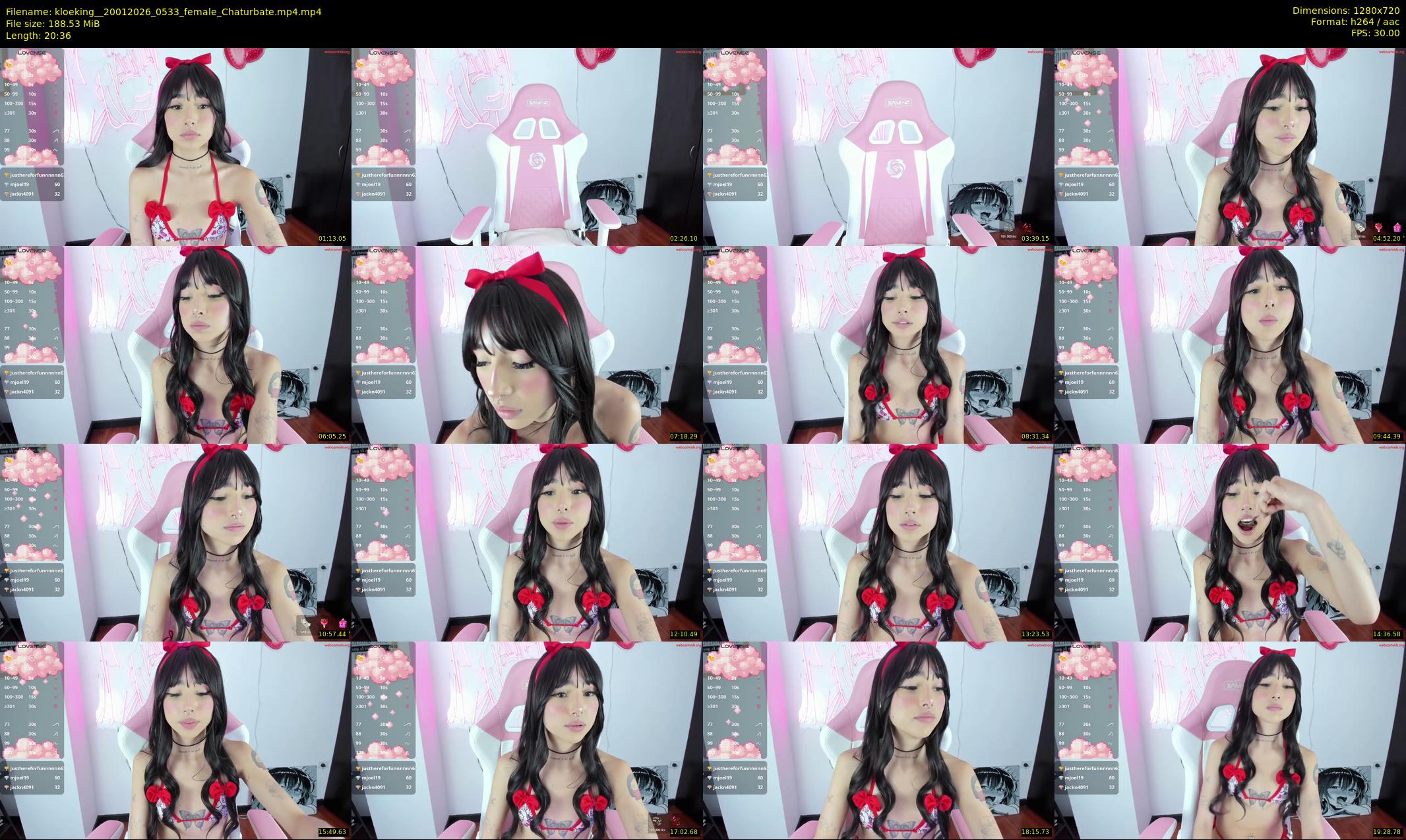 kloeking_ — 21 minute Chaturbate female cam show recording, 720p, Jan 20, 2026
