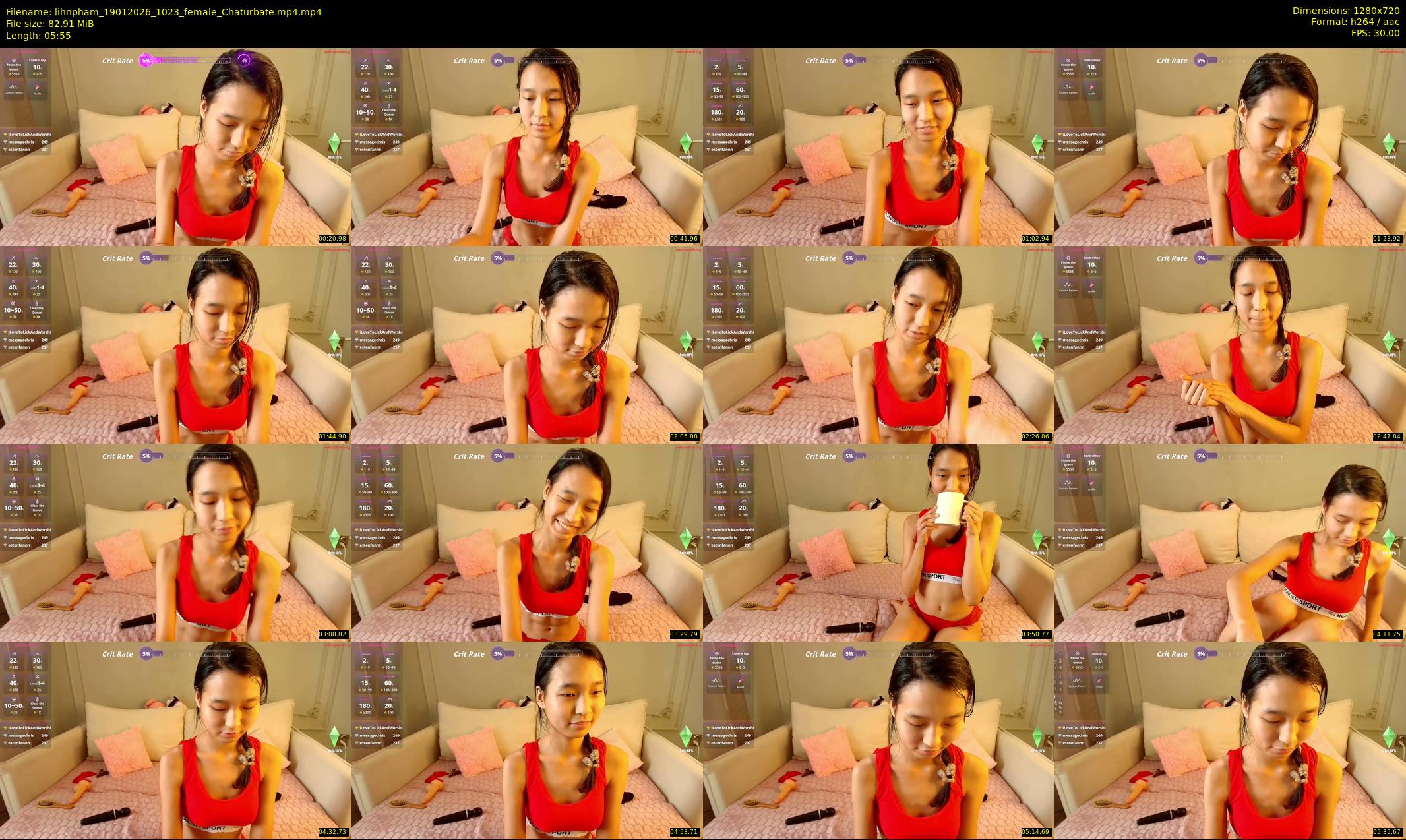 lihnpham — 6 minute Chaturbate female cam show recording, 720p, Jan 19, 2026