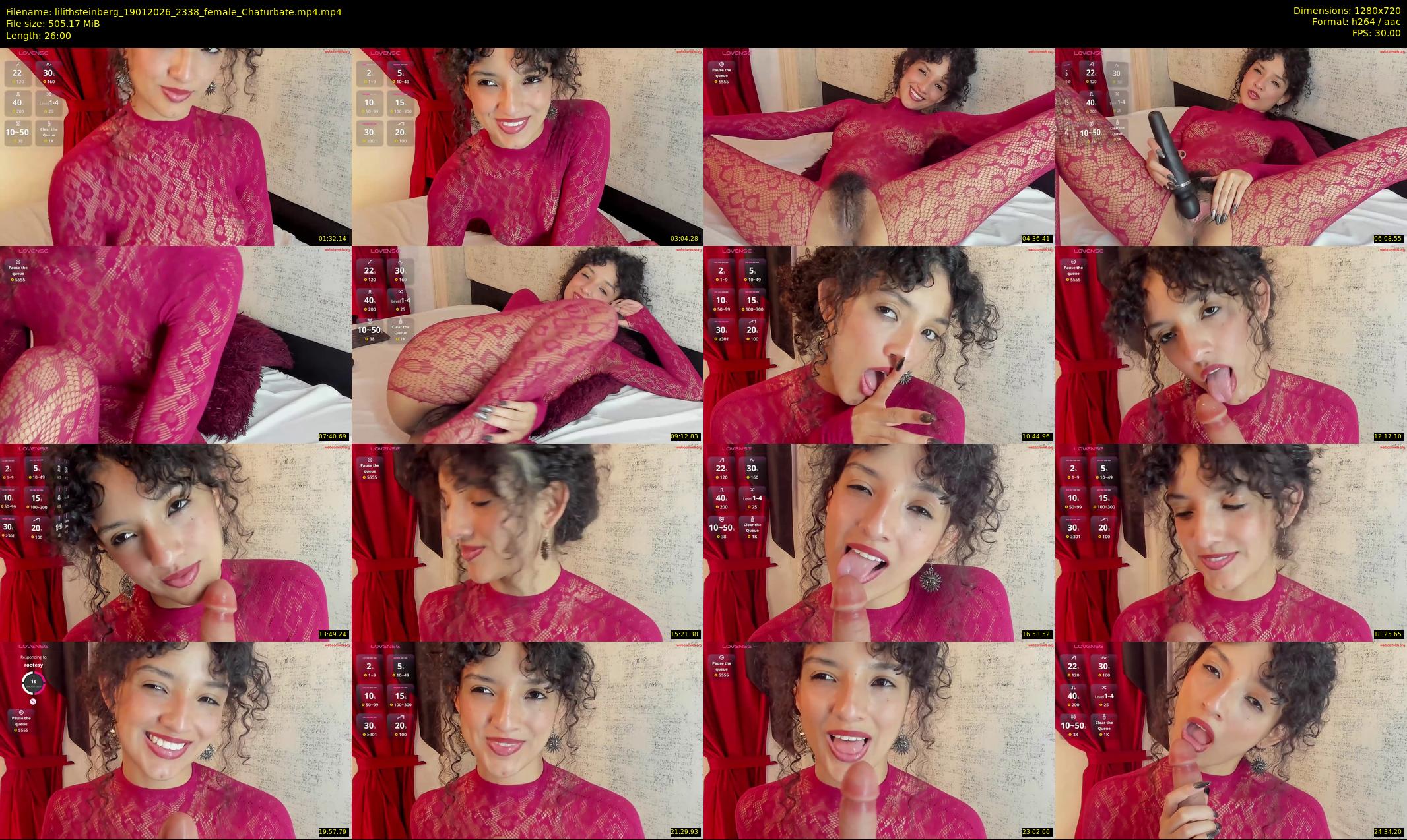 lilithsteinberg — 26 minute Chaturbate female cam show recording, 720p, Jan 19, 2026