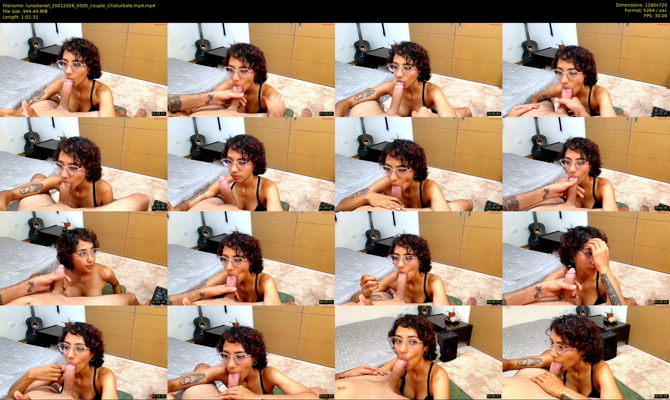 lunadaniel — 62 minute Chaturbate couple cam show recording, 720p, Jan 20, 2026
