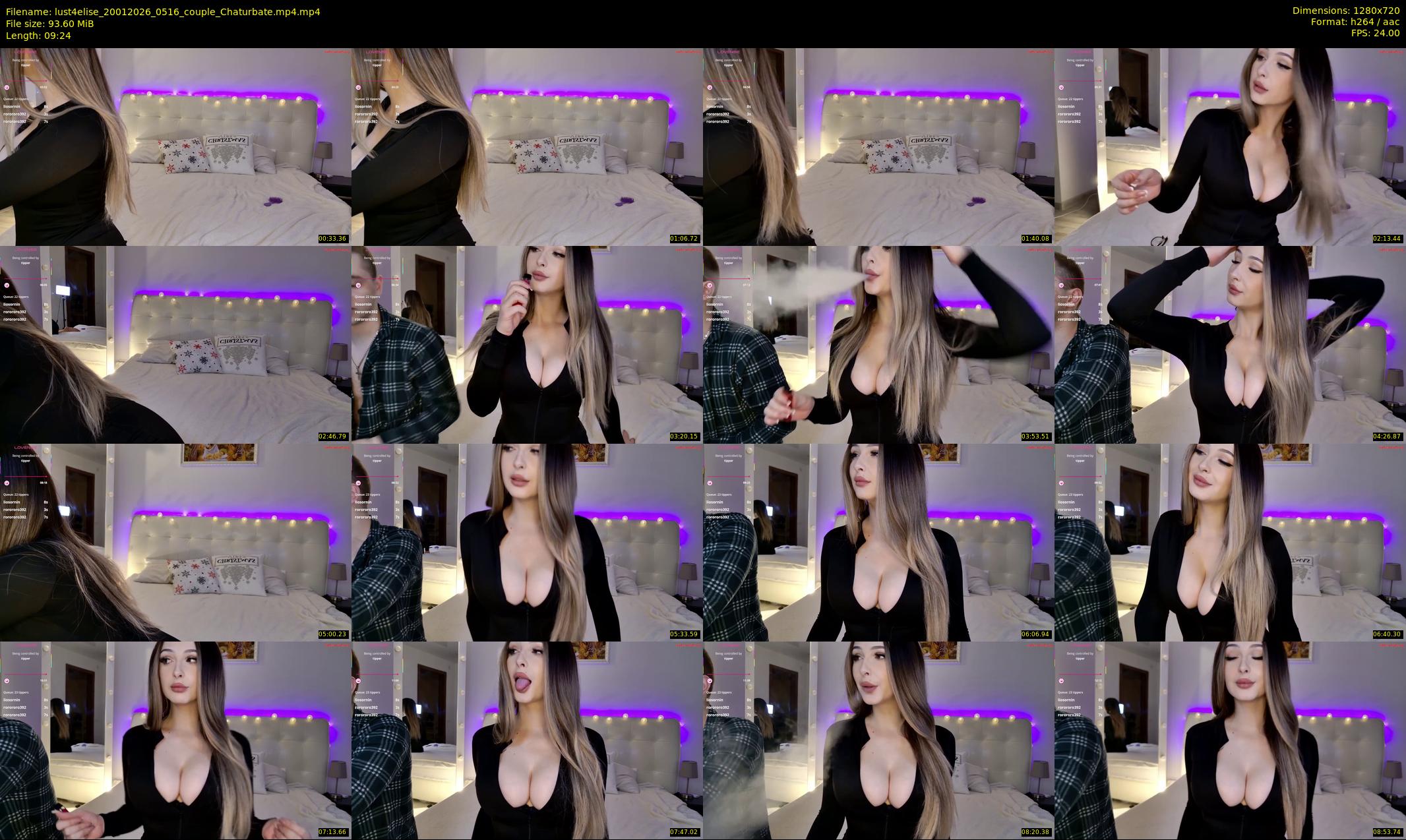 lust4elise — 10 minute Chaturbate couple cam show recording, 720p, Jan 20, 2026