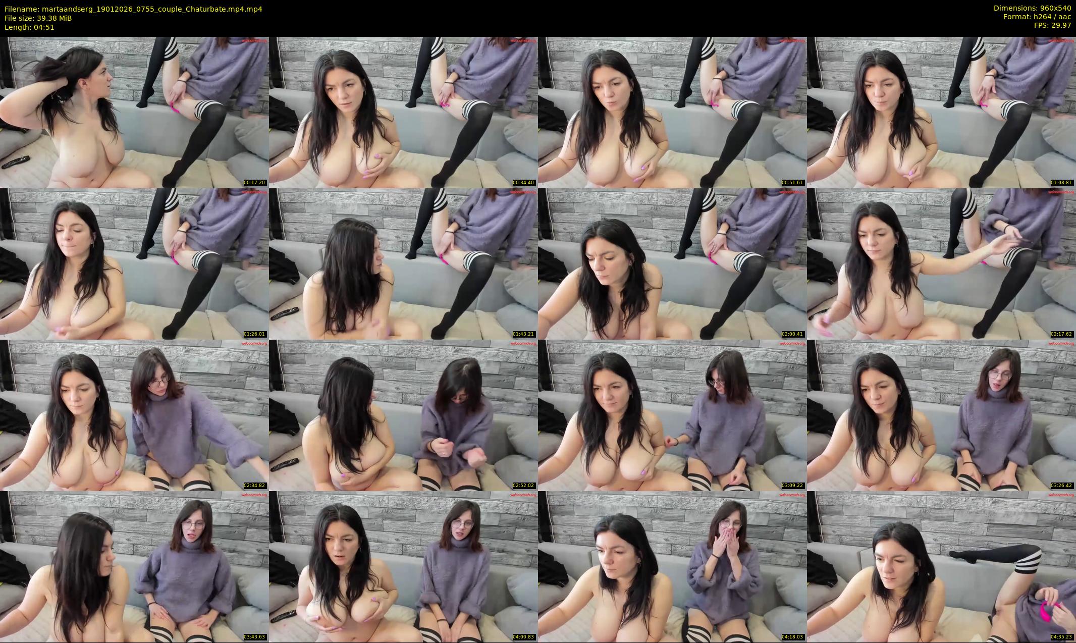 martaandserg — 5 minute Chaturbate female cam show recording, 480p, Jan 19, 2026