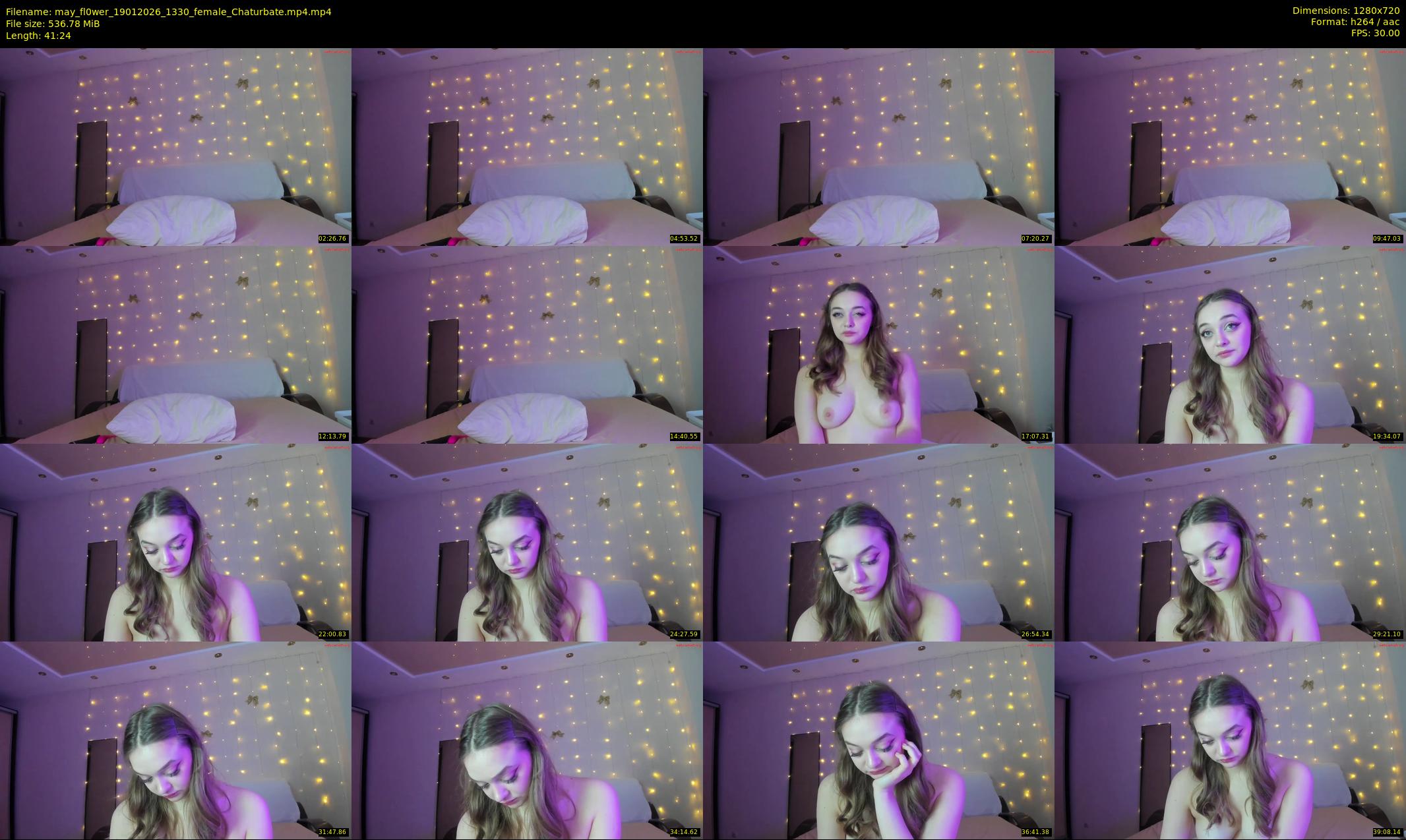 may_fl0wer — 42 minute Chaturbate female cam show recording, 720p, Jan 19, 2026