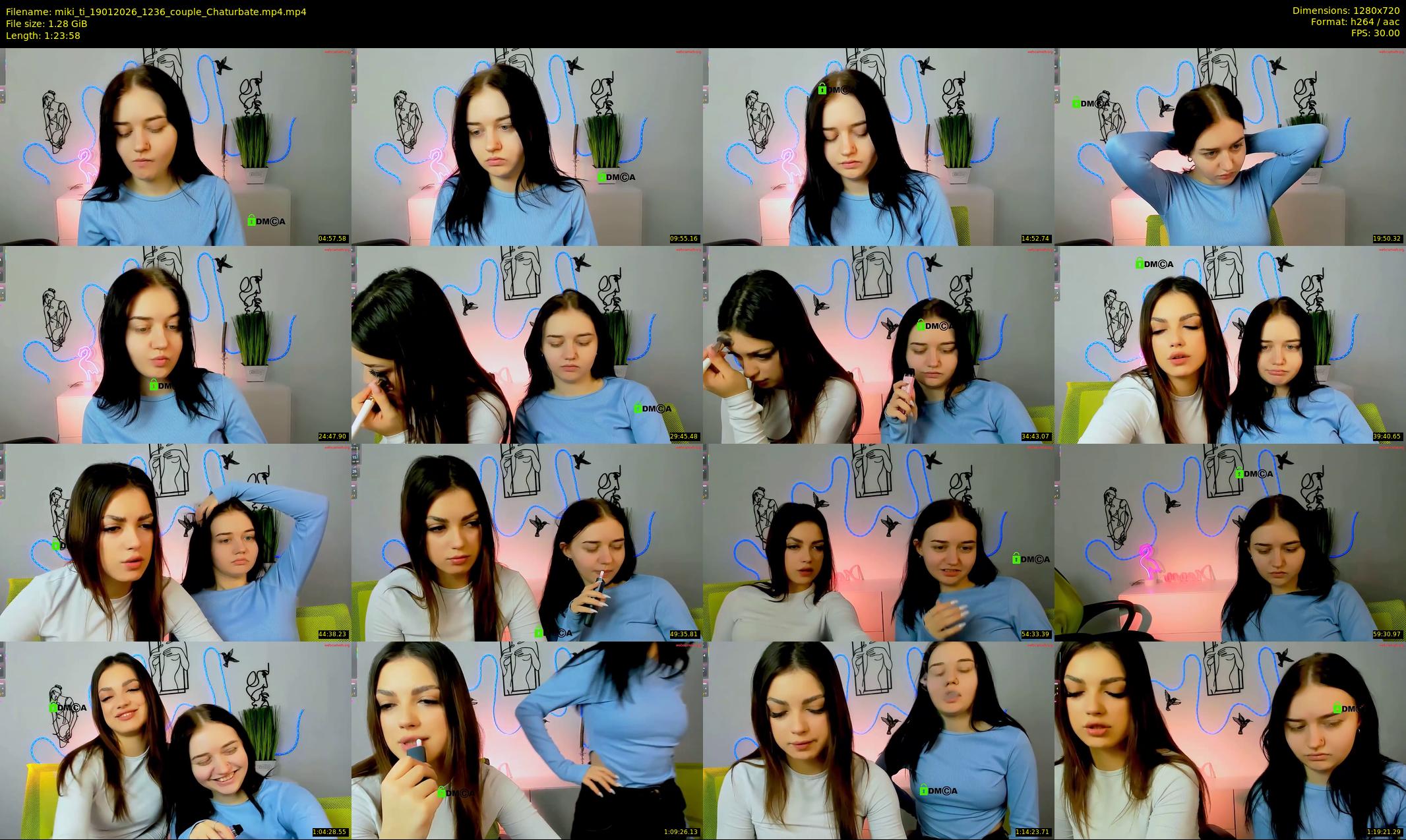 miki_ti — 84 minute Chaturbate female cam show recording, 720p, Jan 19, 2026