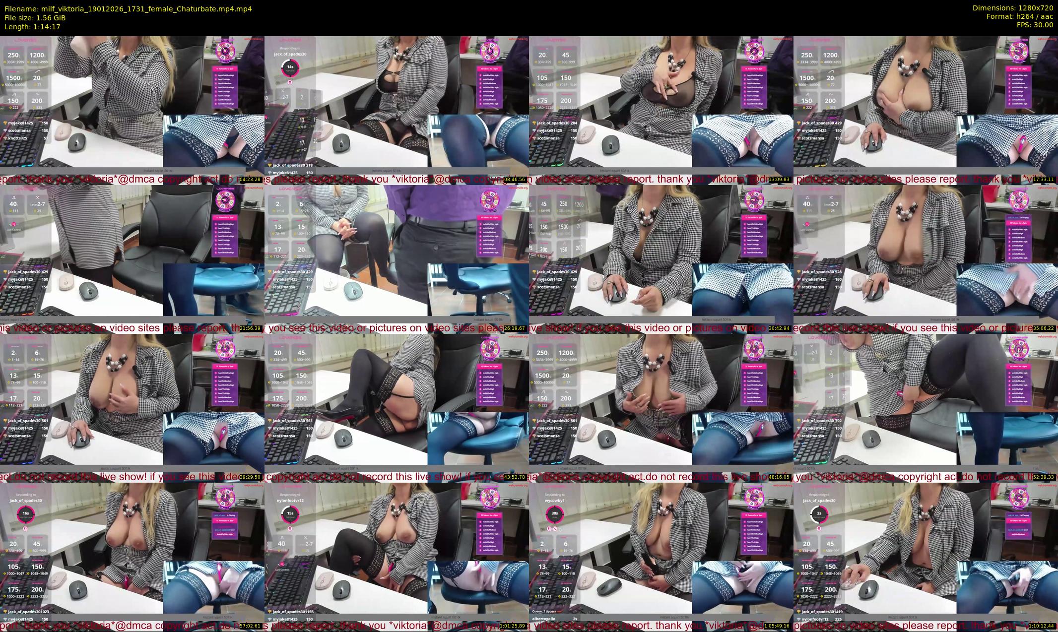 milf_viktoria — 75 minute Chaturbate female cam show recording, 720p, Jan 19, 2026