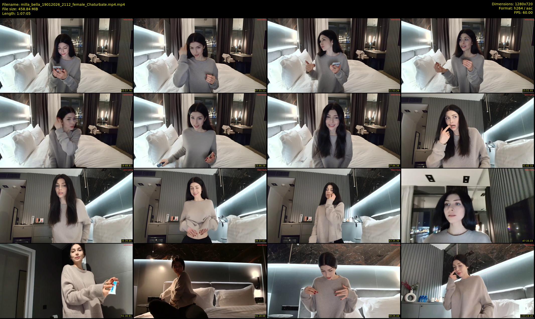 milla_bella — 68 minute Chaturbate female cam show recording, 720p, Jan 19, 2026